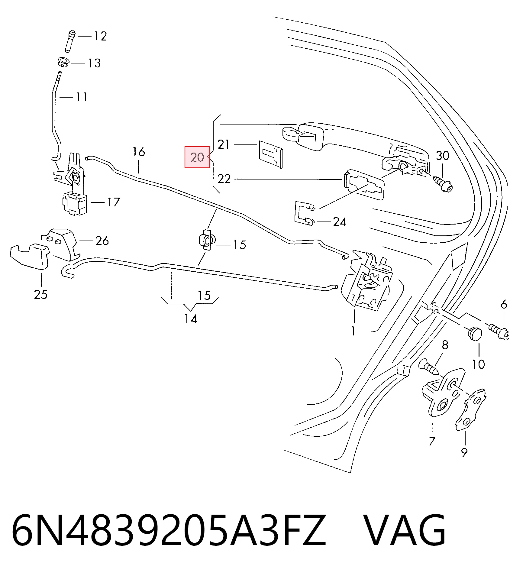 6N4839205A3FZ VAG