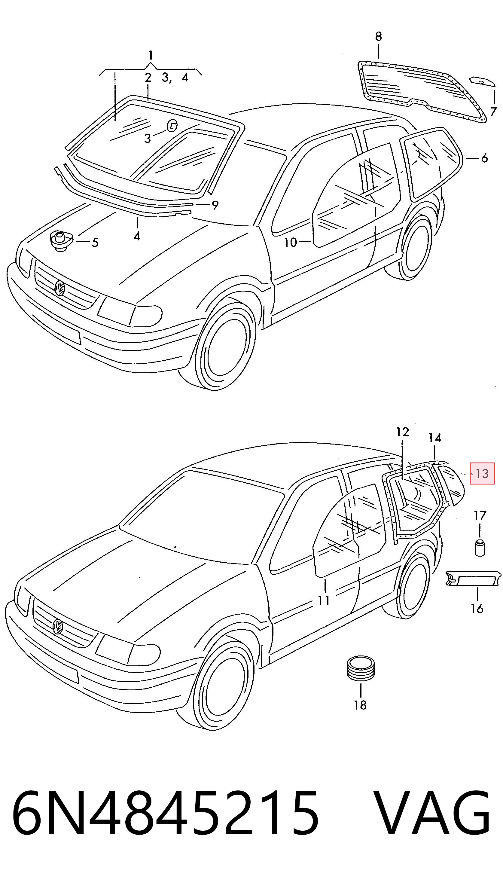 6N4845215 VAG