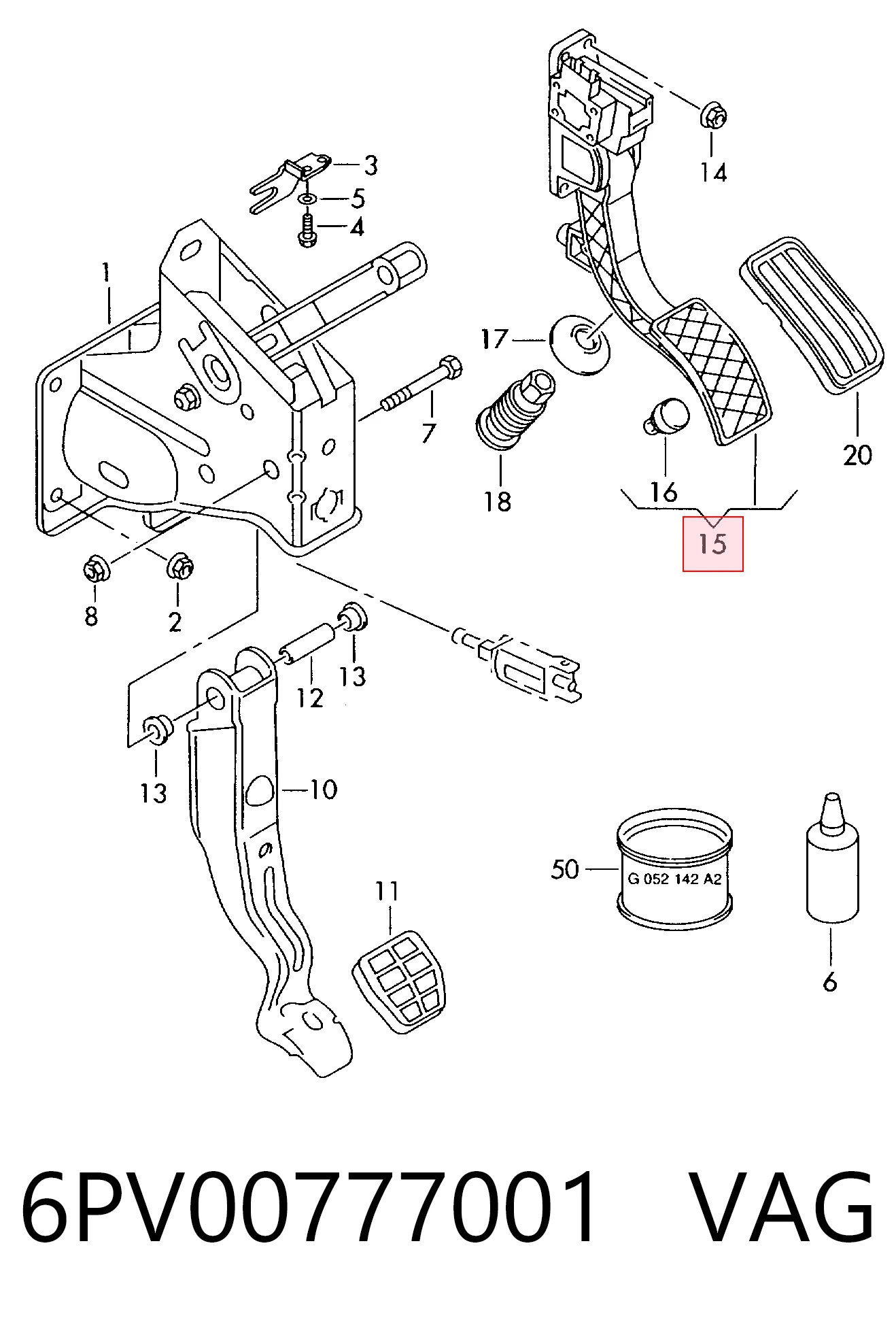 Comprar Pedal del acelerador Volkswagen Golf IV 1J1