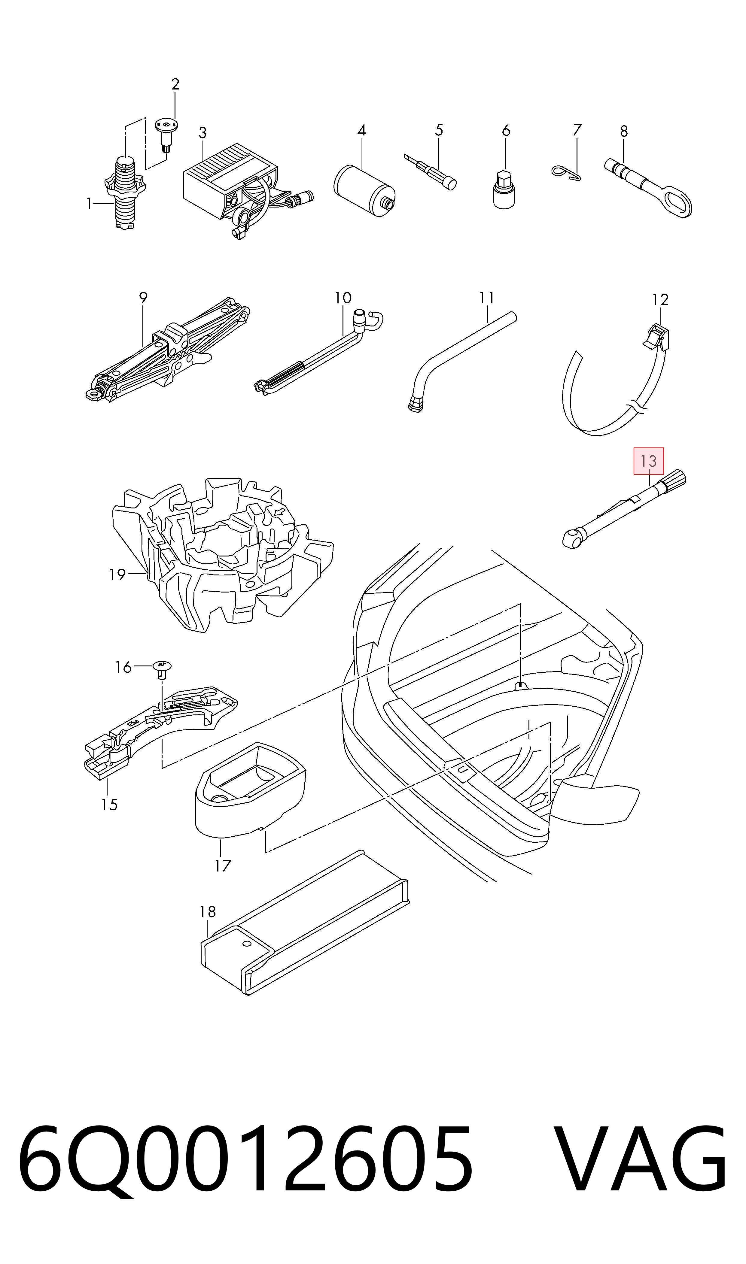  VAG 6Q0012605 precio, desde 101,24 EUR