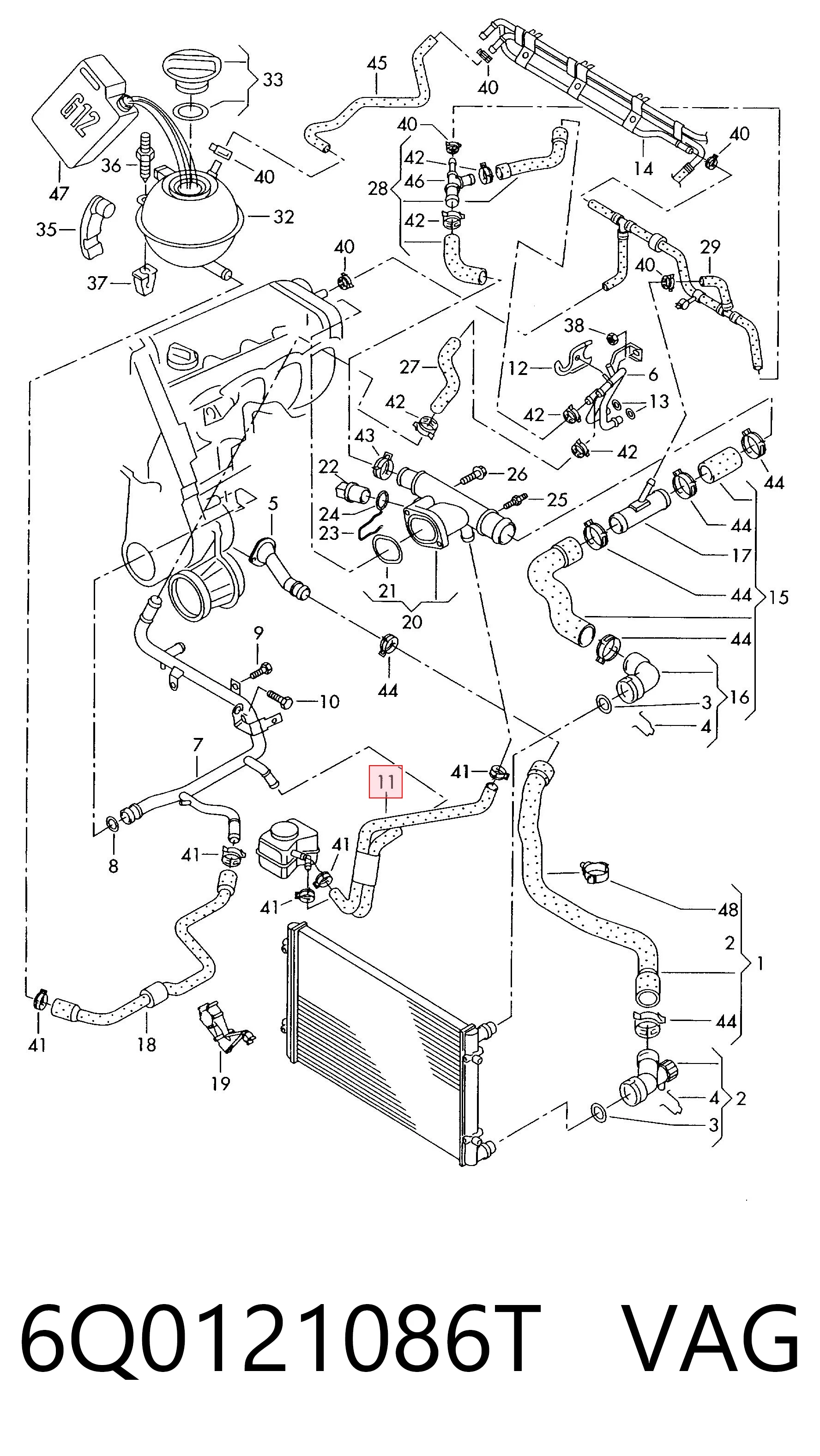 6Q0121086T VAG