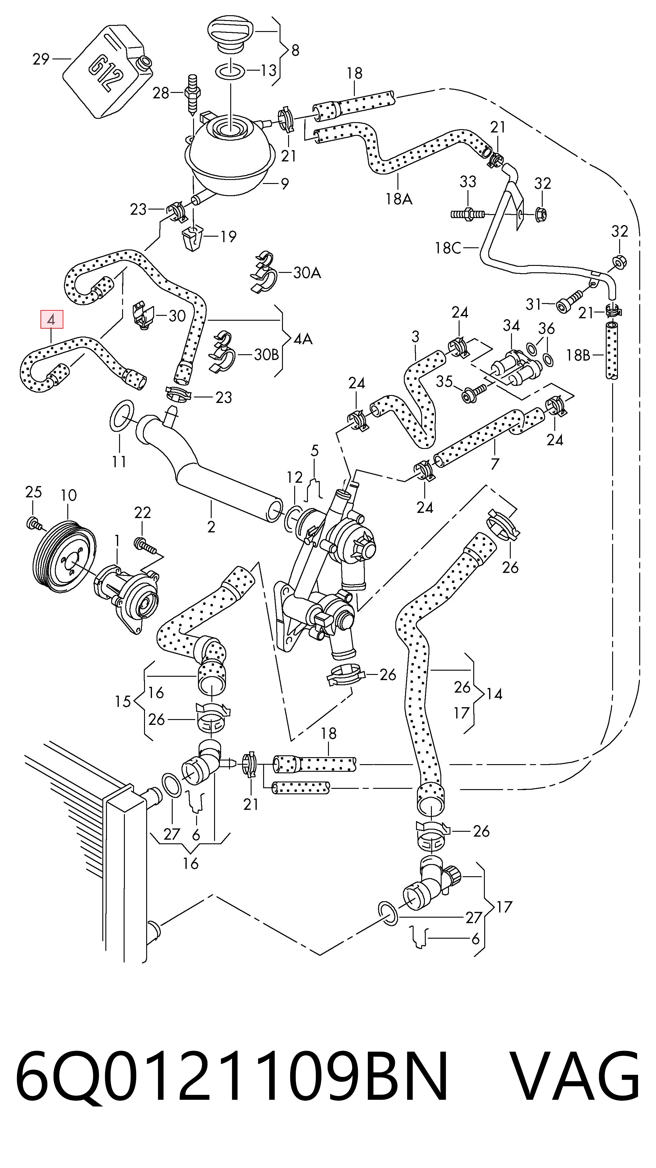 6Q0121109BN VAG