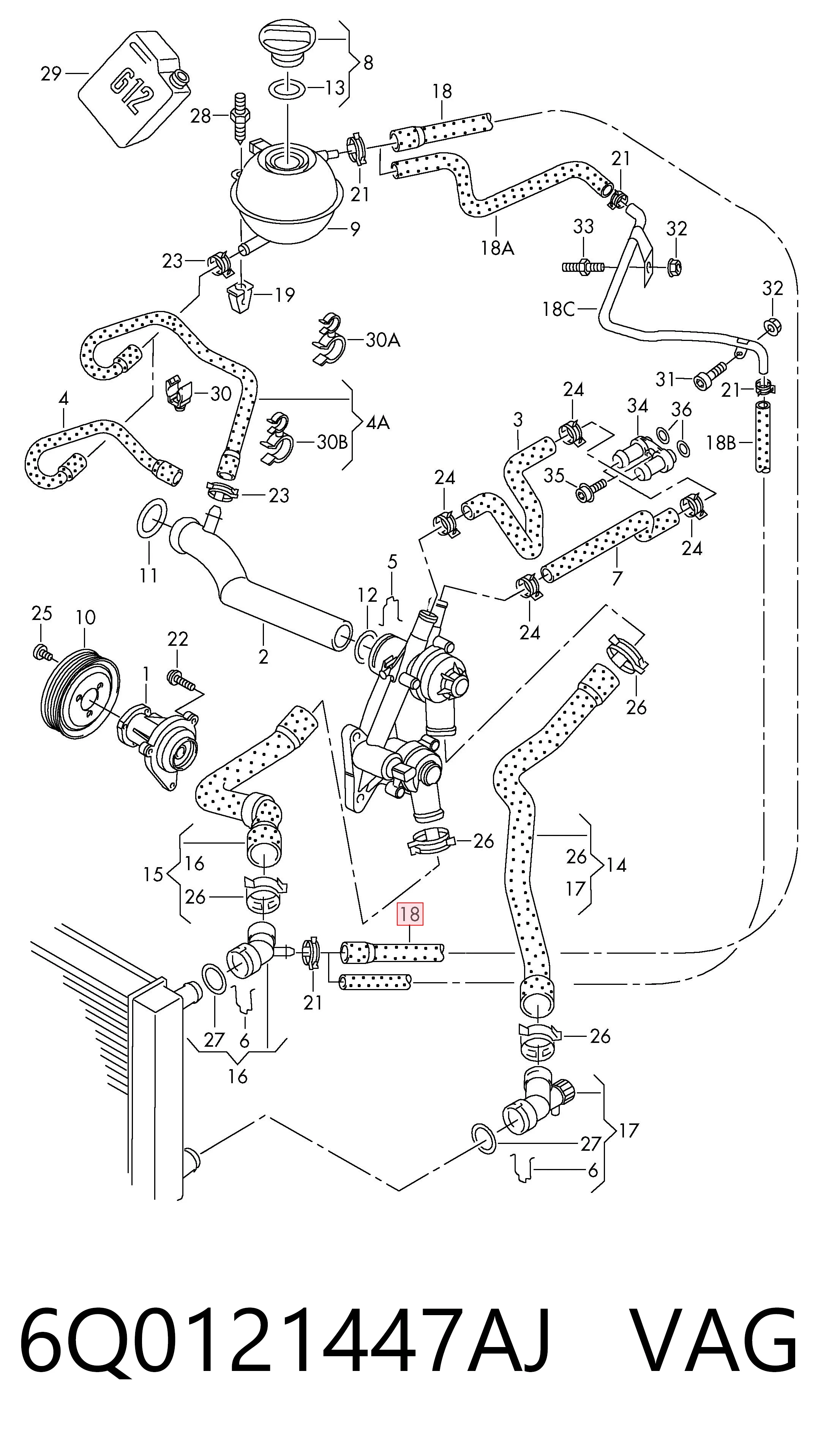 6Q0121447AJ VAG