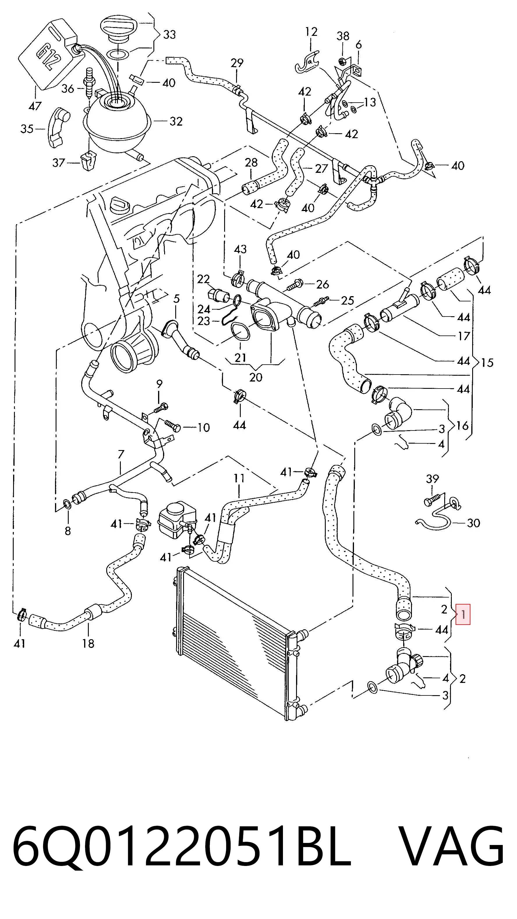 6Q0122051BL VAG