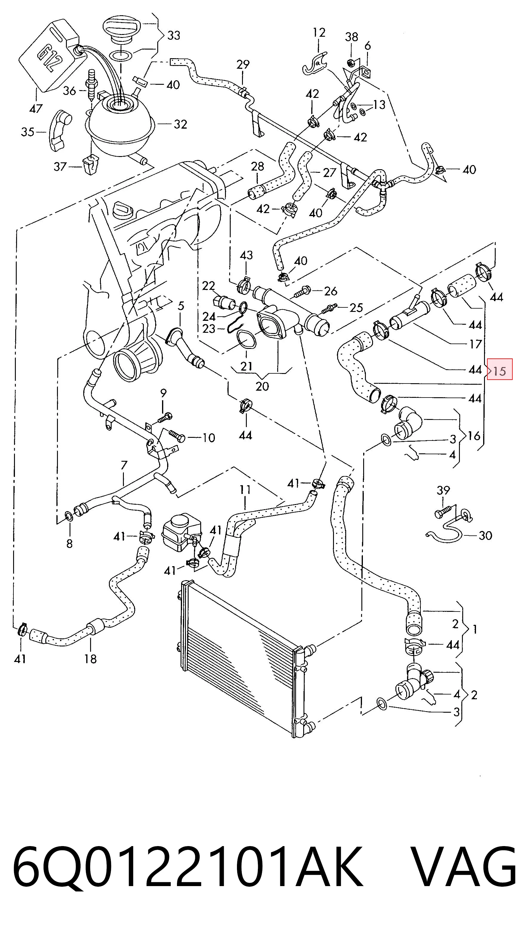 6Q0122101AK VAG