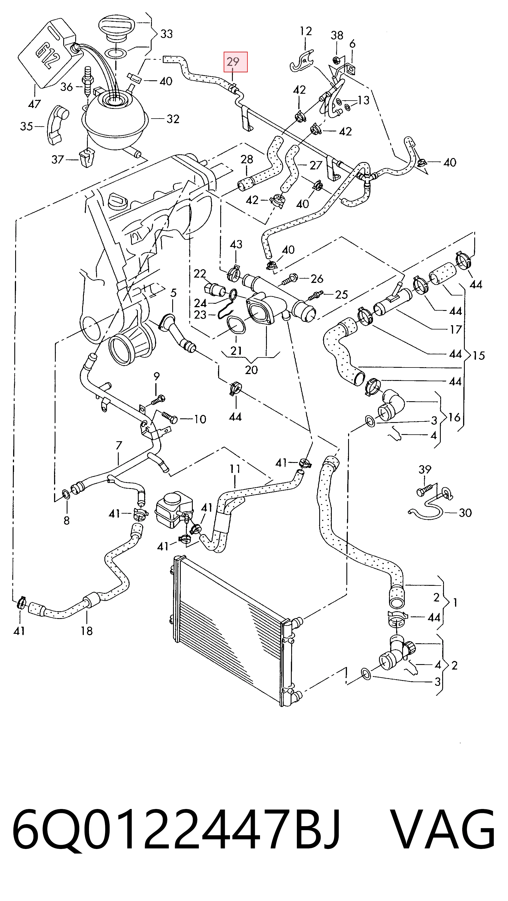 6Q0122447BJ VAG