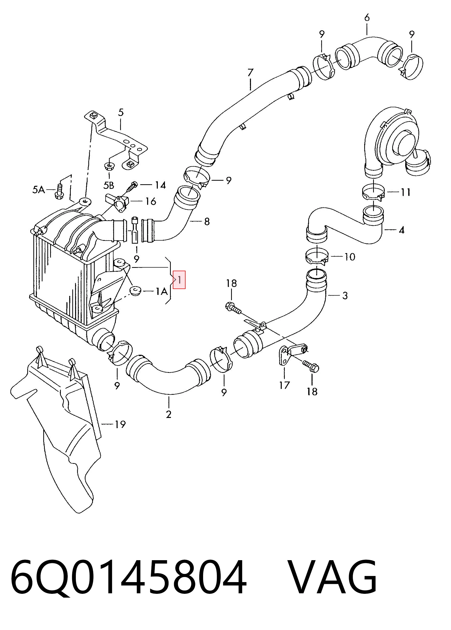6Q0145804 VAG