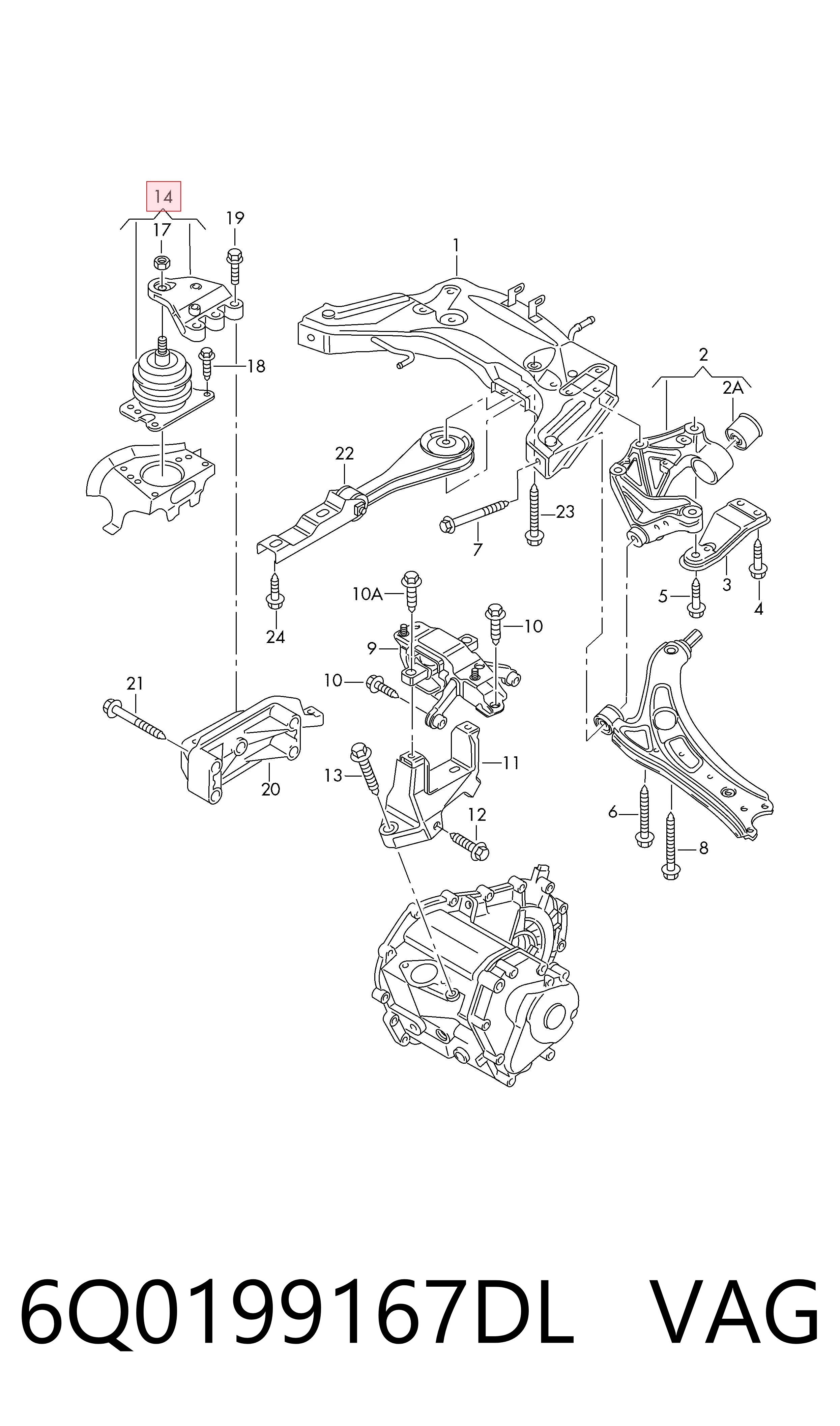 6Q0199167DL VAG