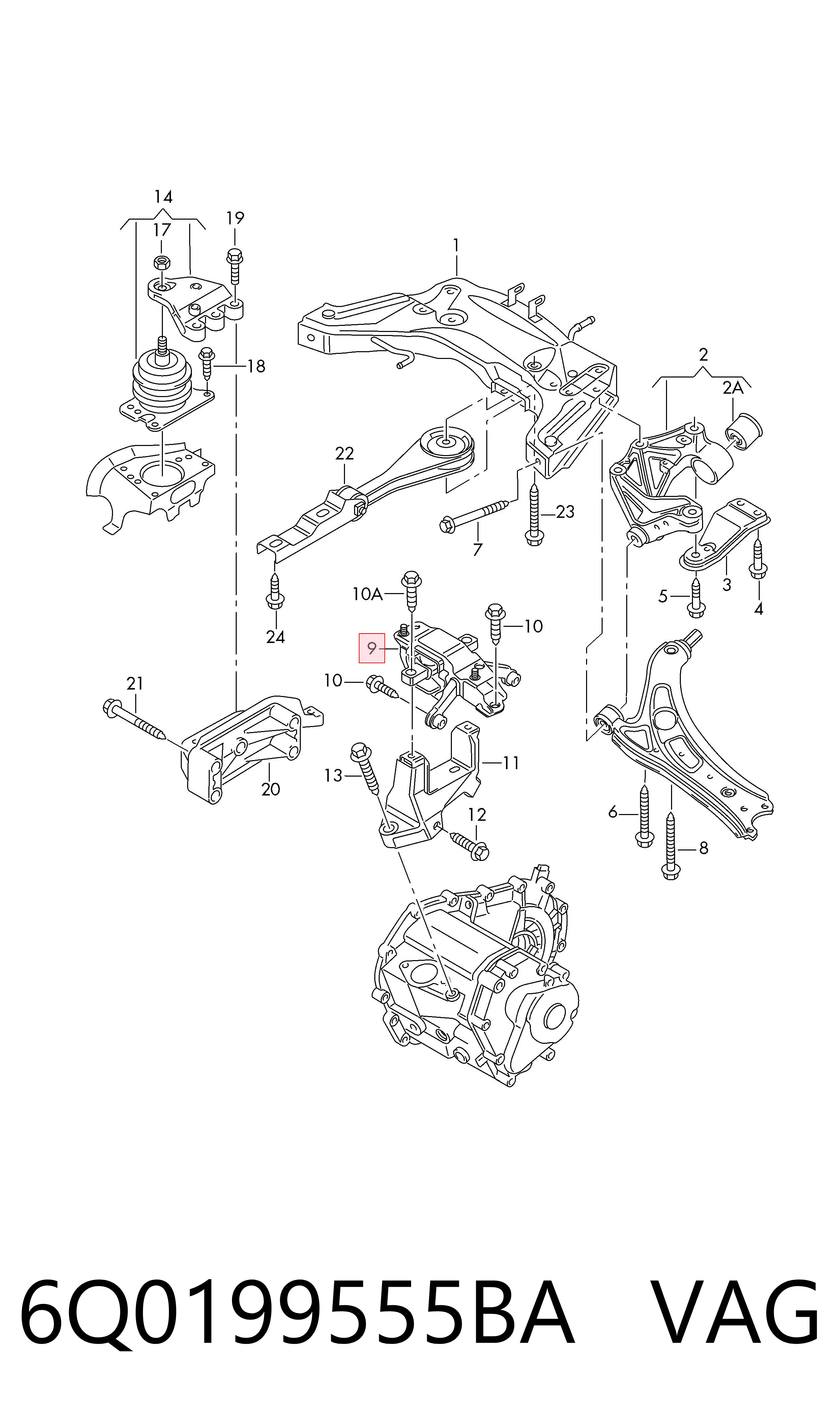 6Q0199555BA VAG
