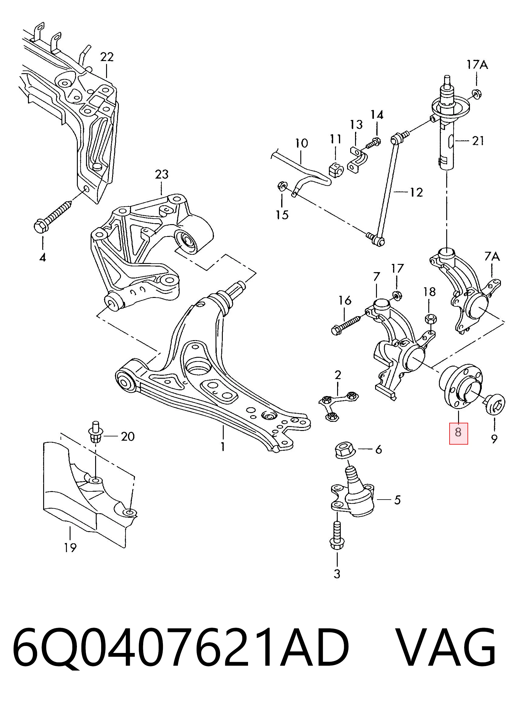 6Q0407621AD VAG