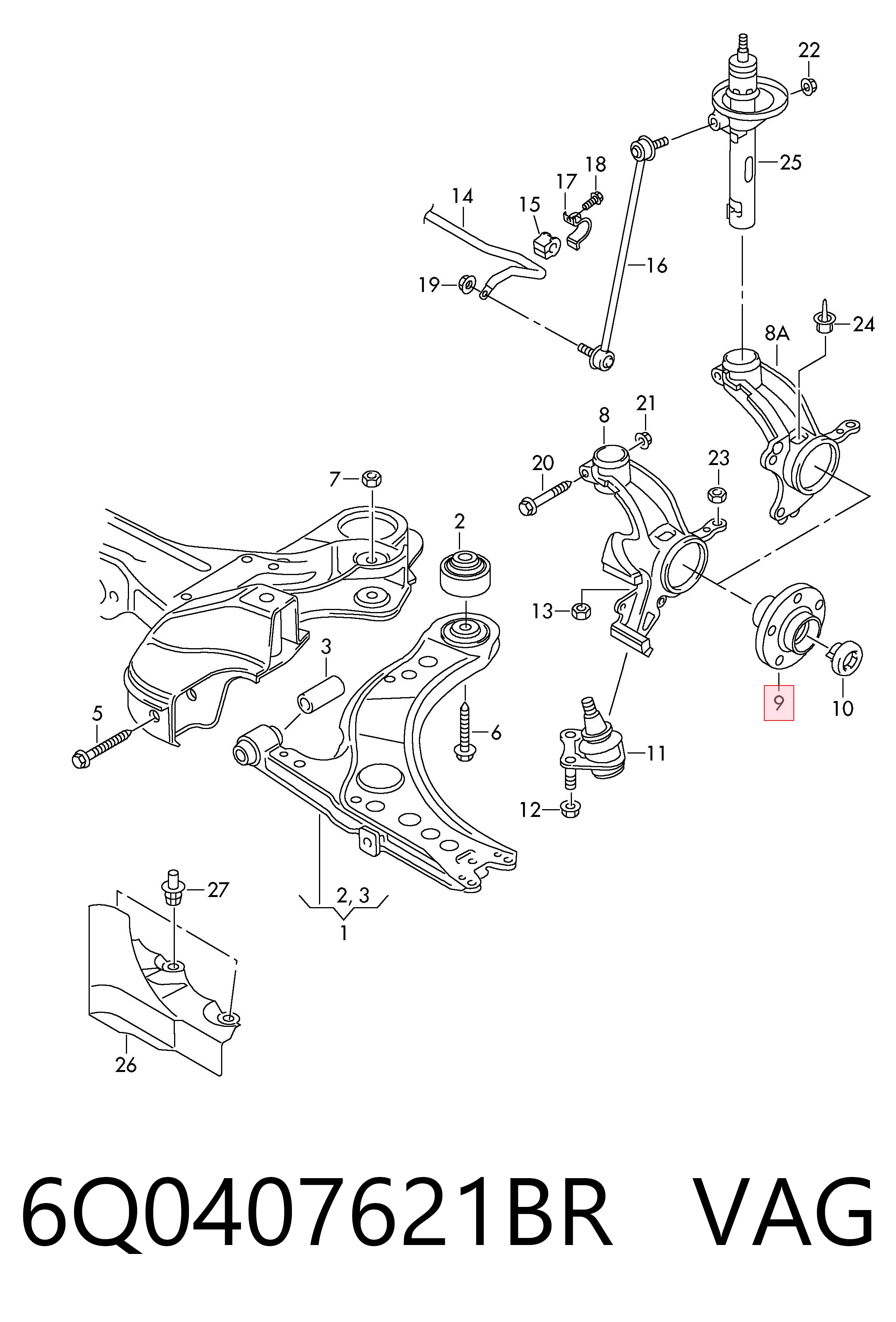 6Q0407621BR VAG