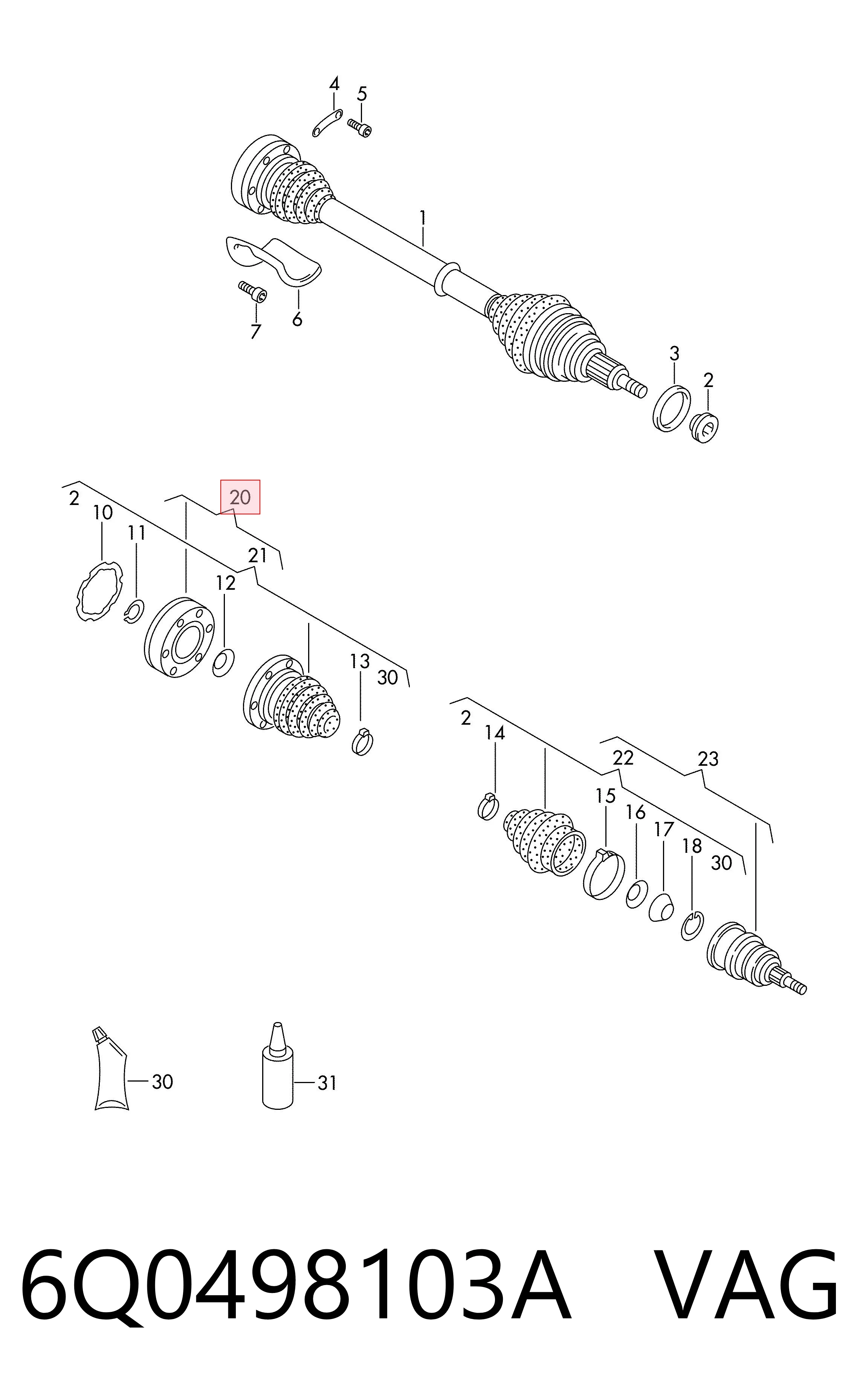 6Q0498103A VAG
