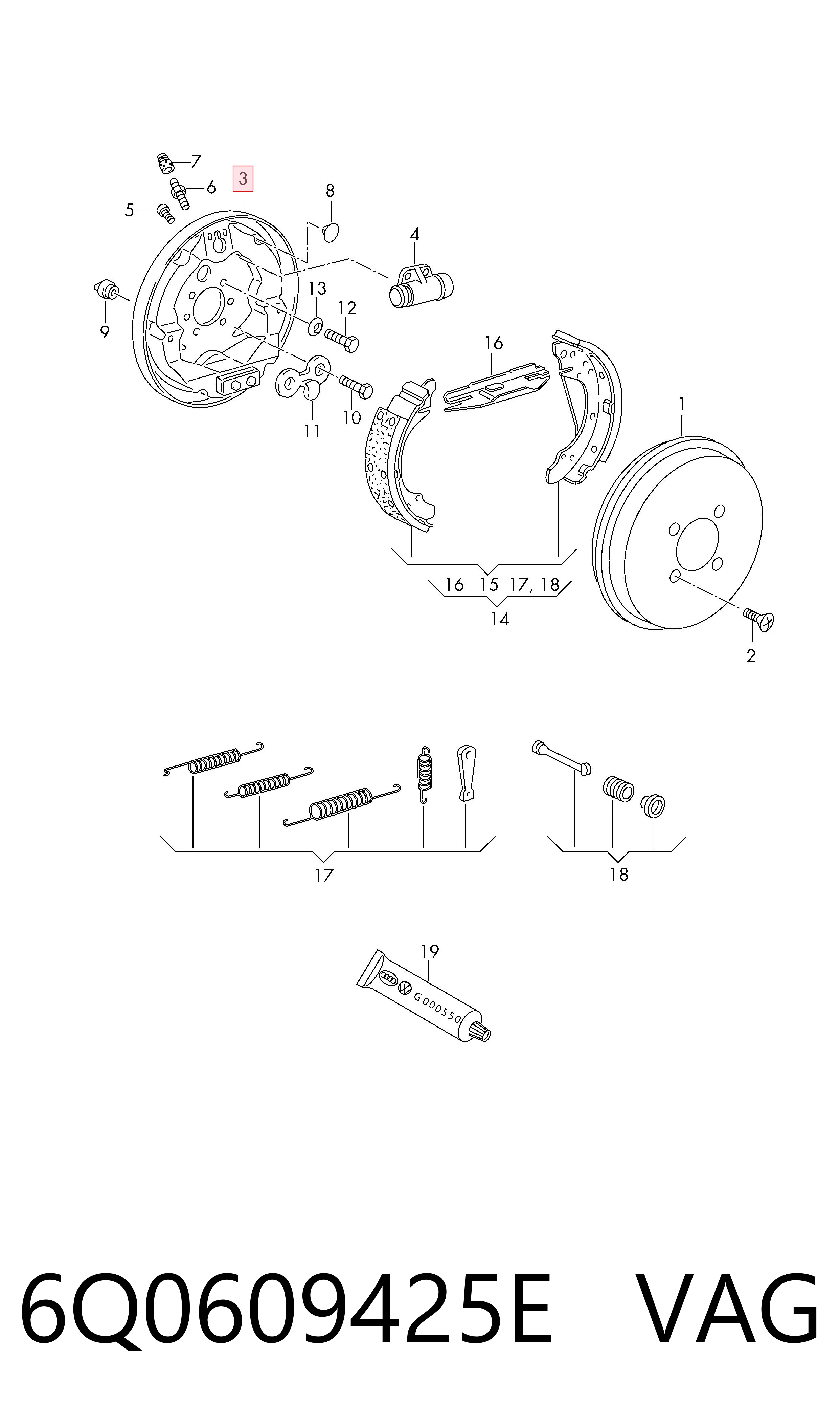 6Q0609425E VAG