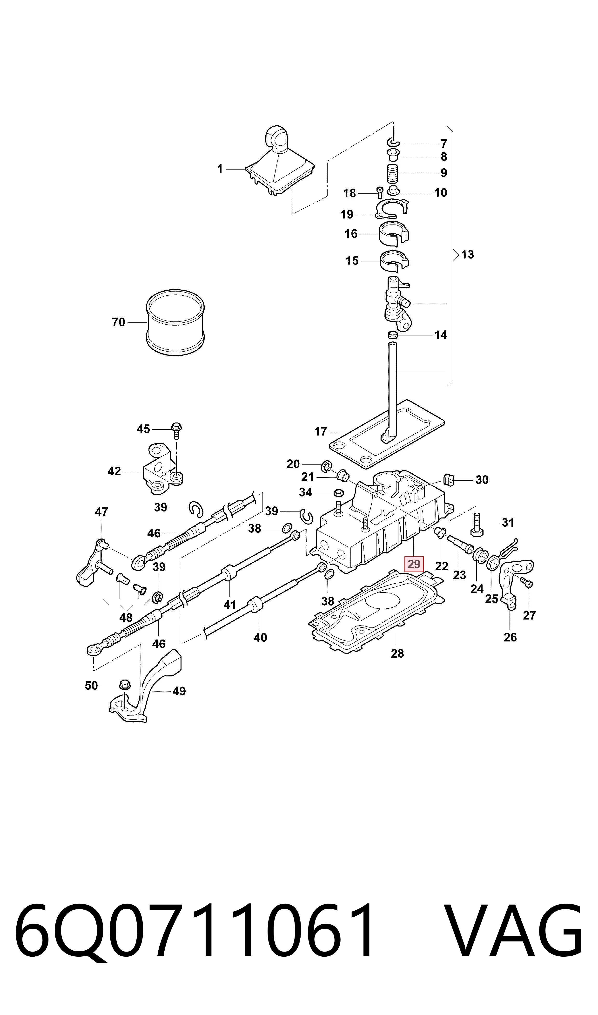Comprar Palanca de cambios Seat Ibiza III 6L1