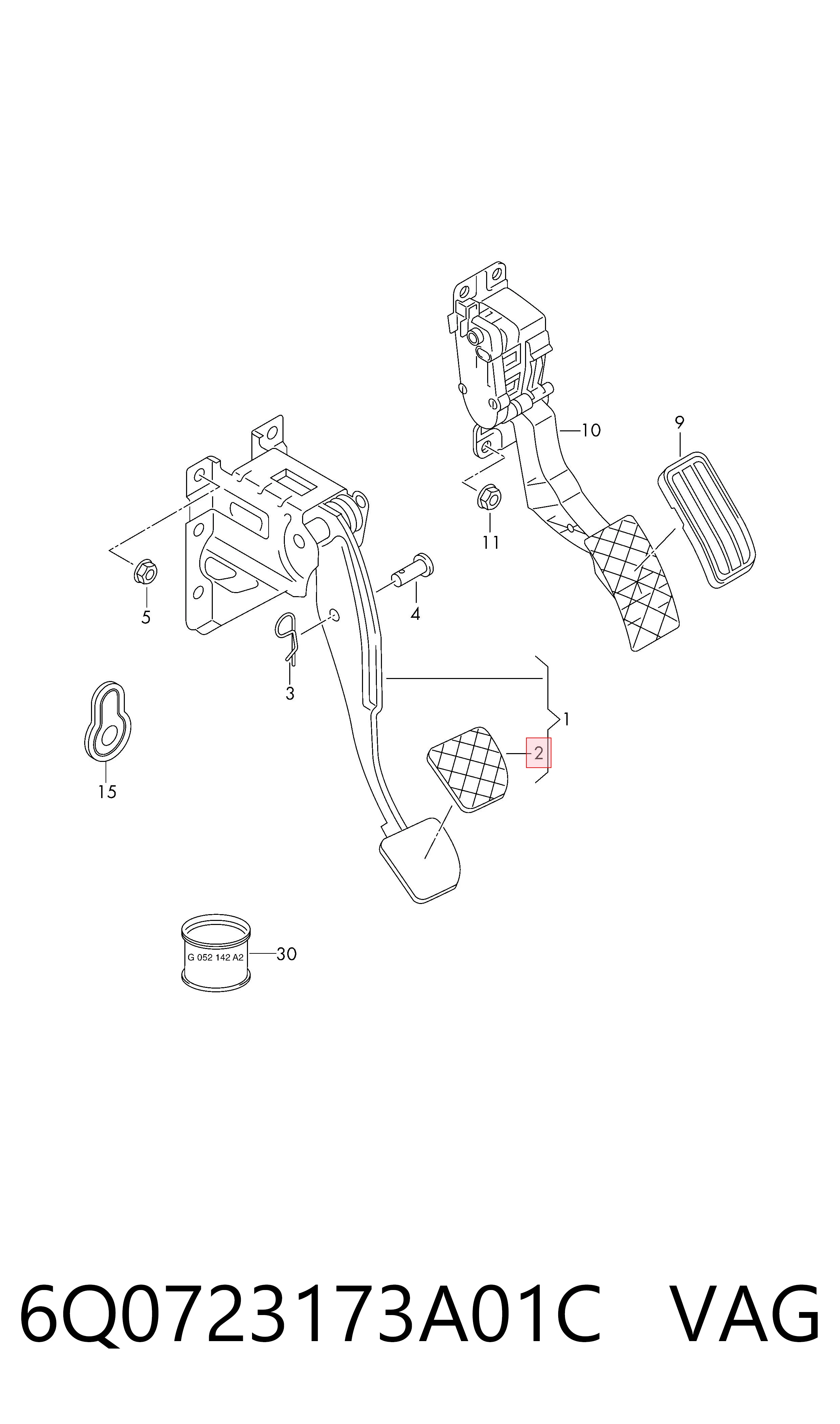6Q0723173A01C VAG 