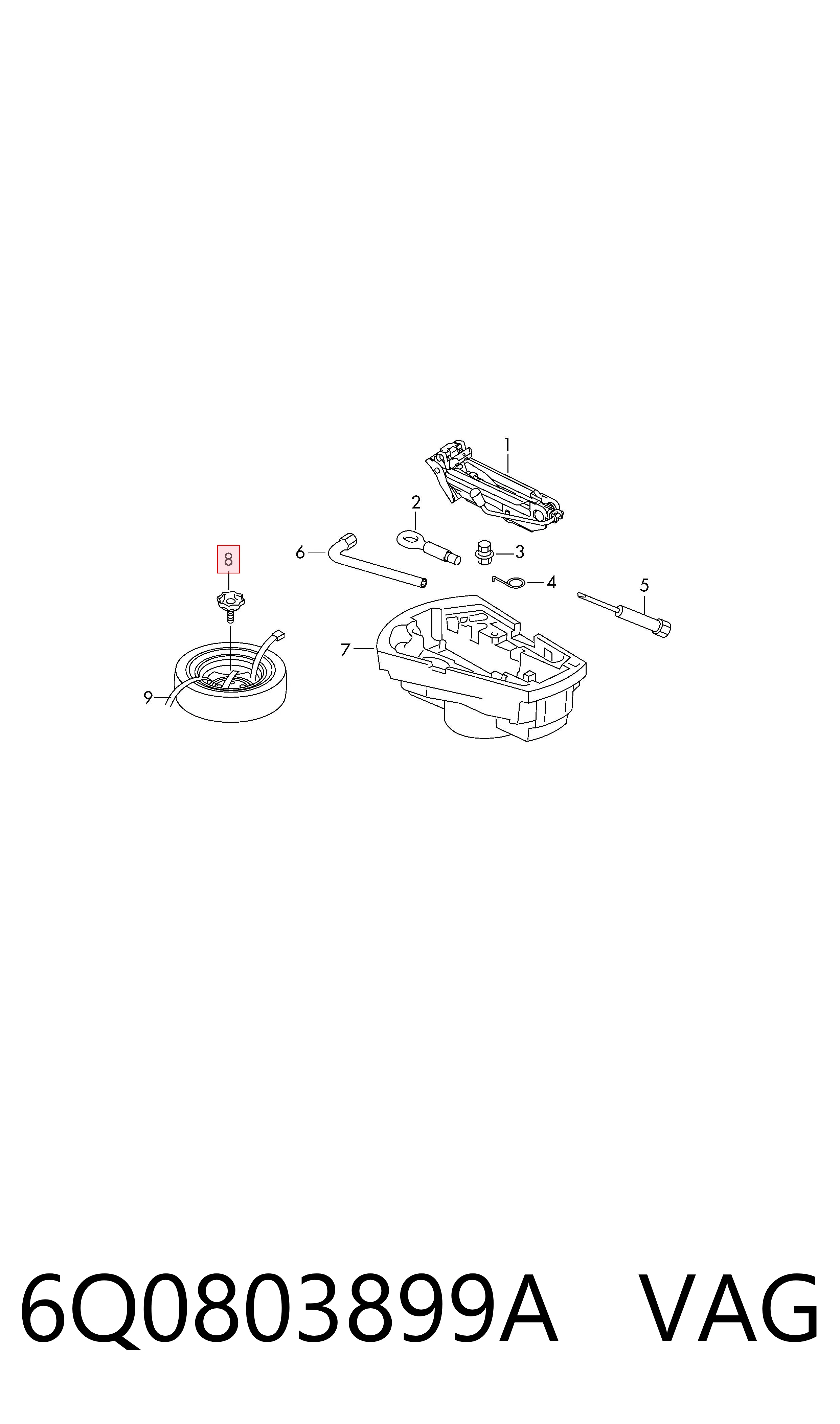  VAG 6Q0803899A precio, desde 10,98 EUR