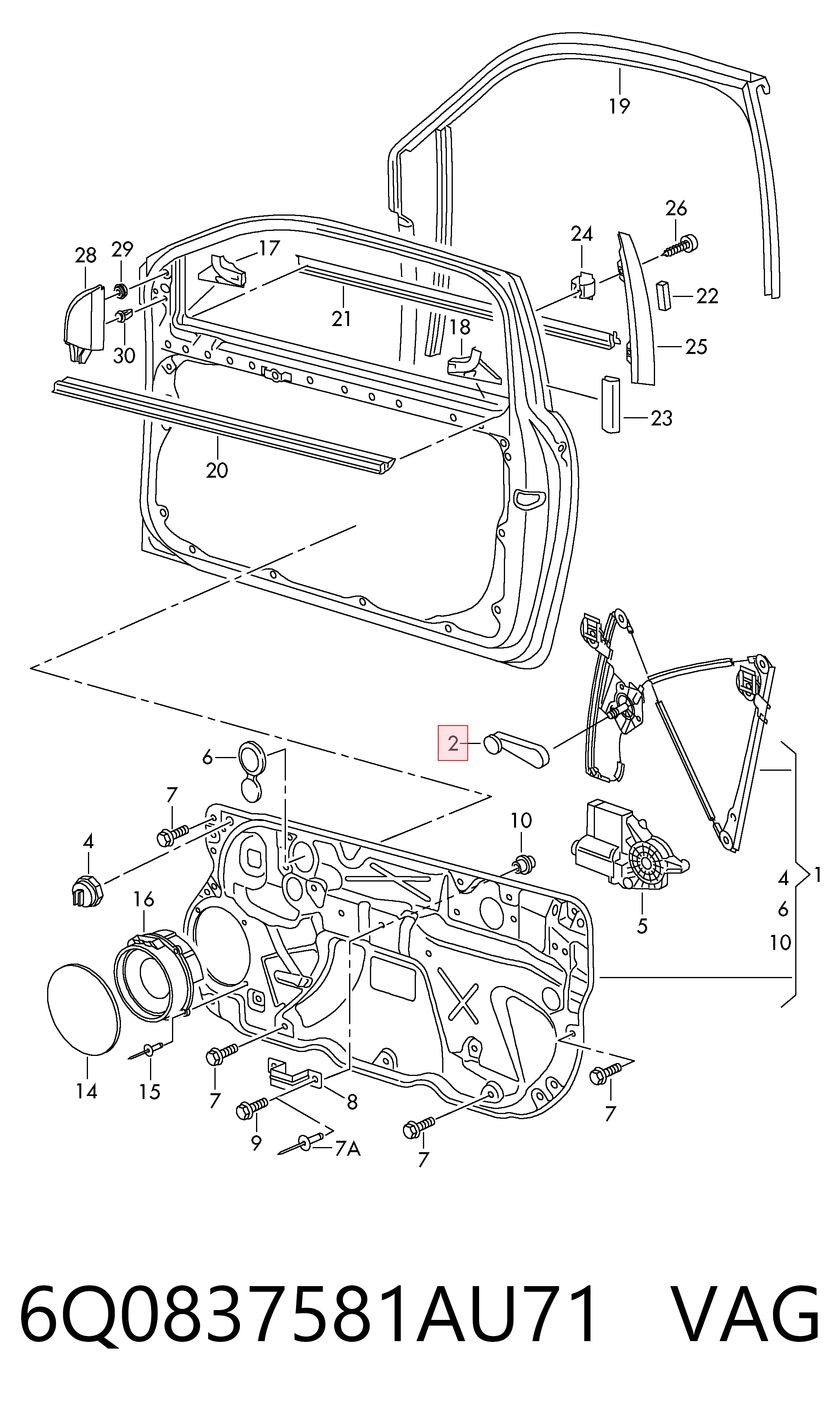 6Q0837581AU71 VAG