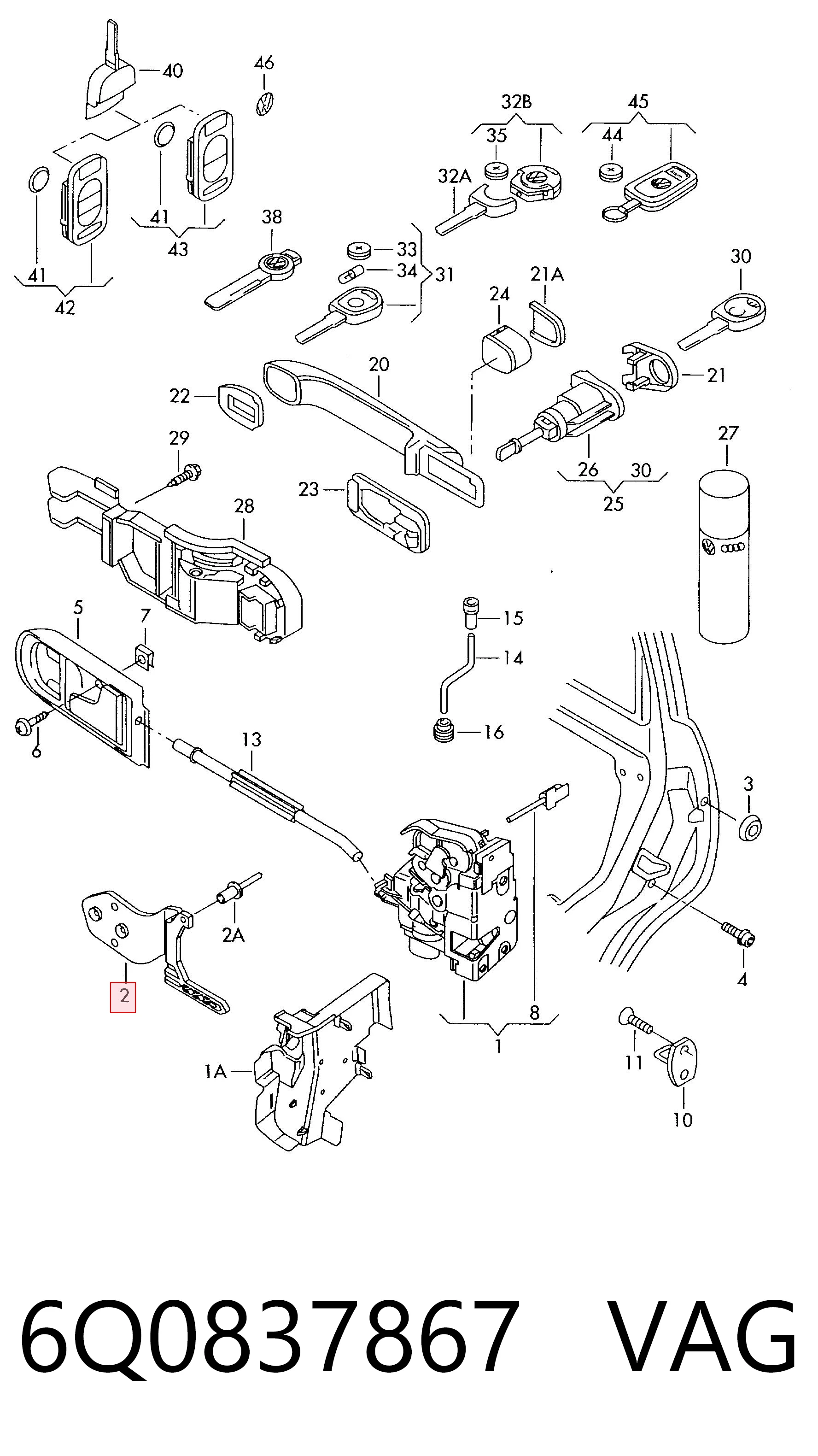 6Q0837867 VAG