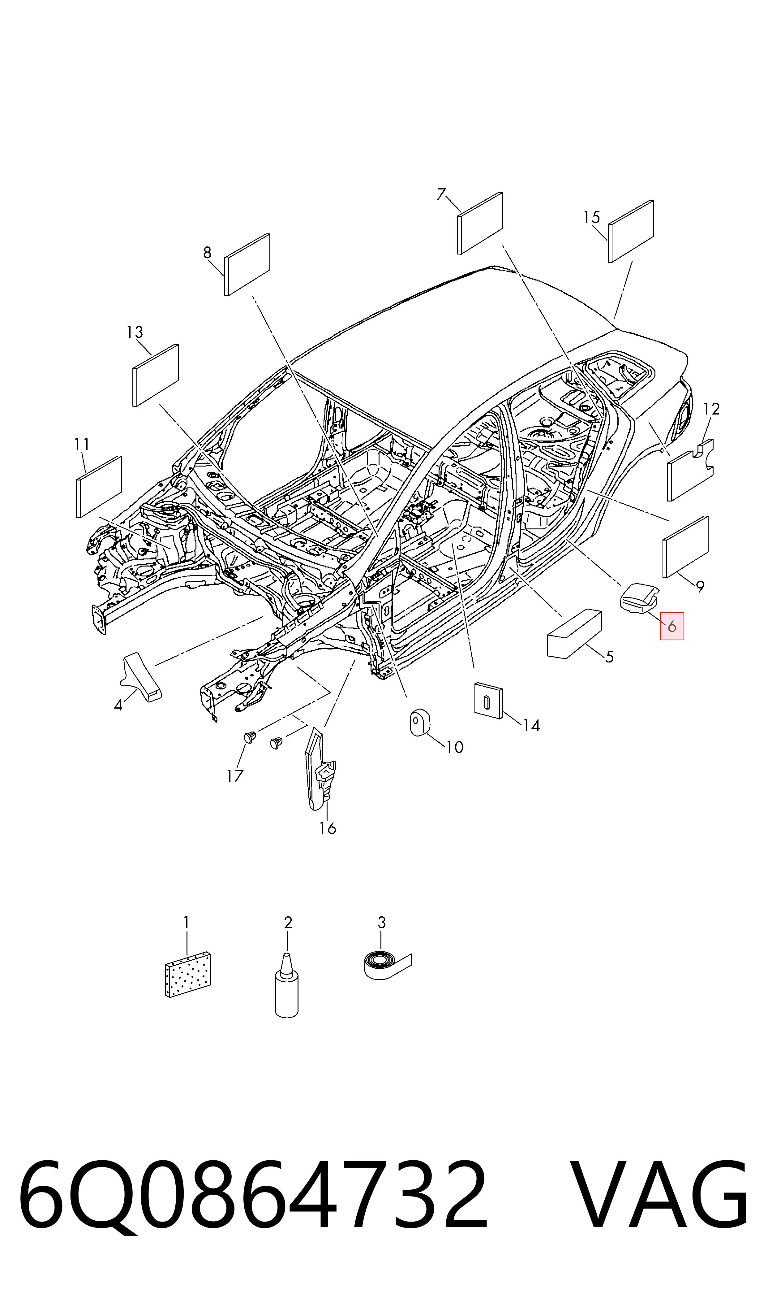 6Q0864732 VAG