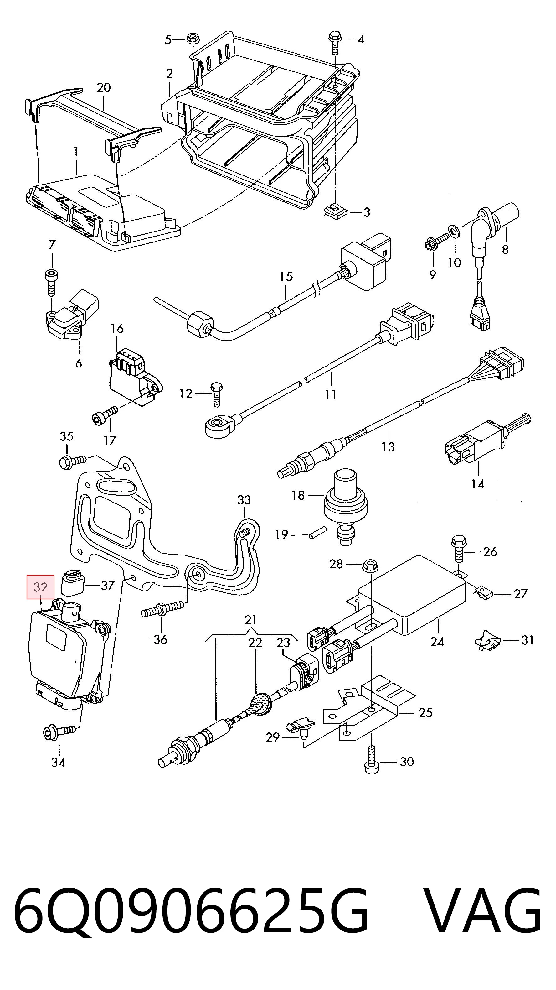 6Q0906625G VAG