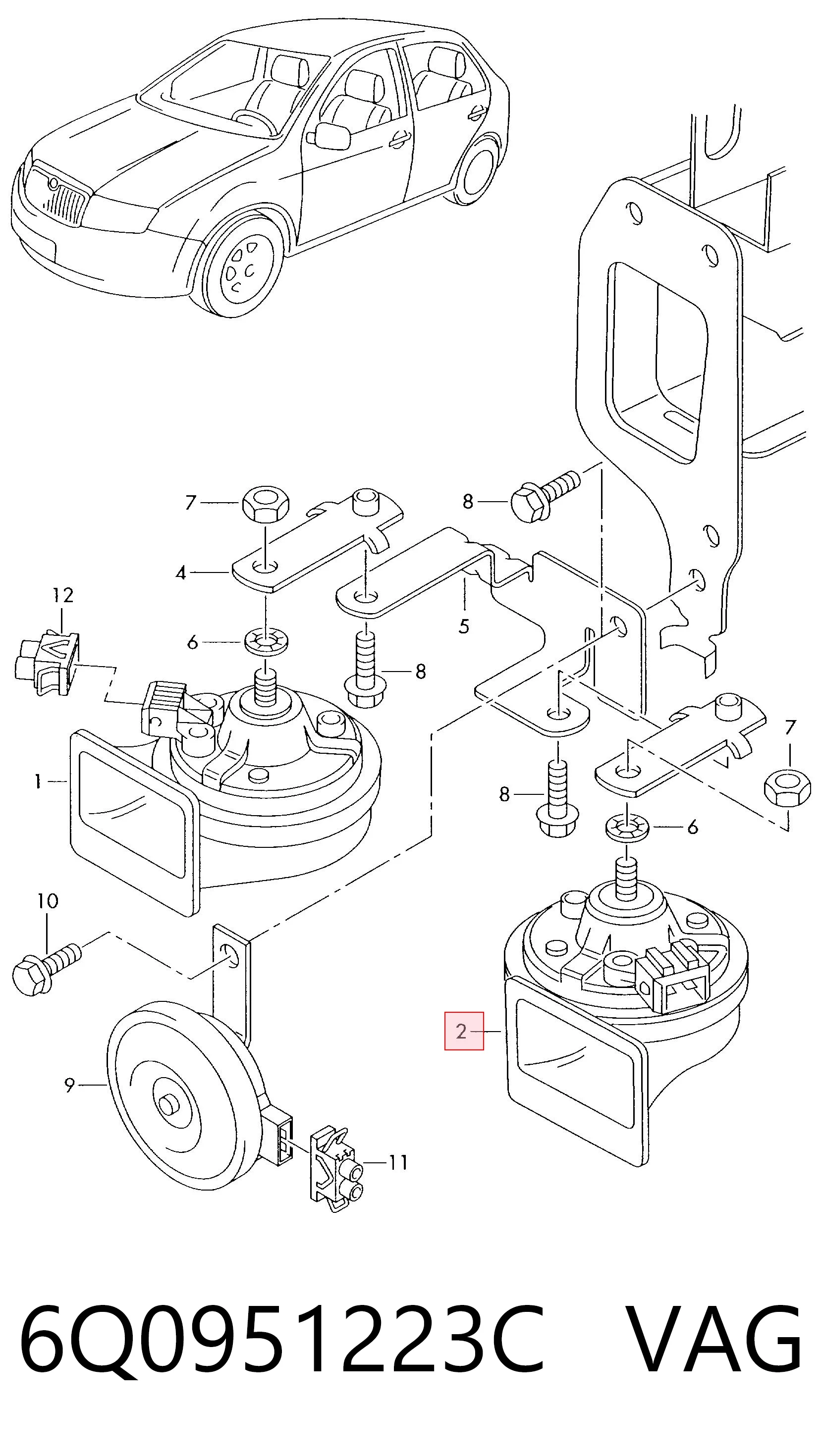 6Q0951223C VAG