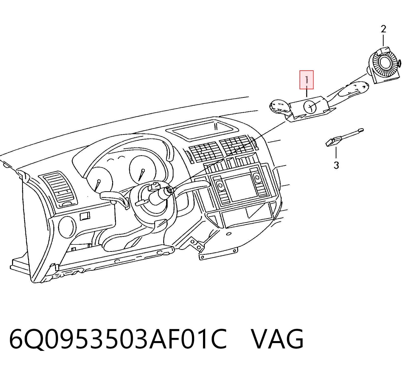 6Q0953503AF01C VAG