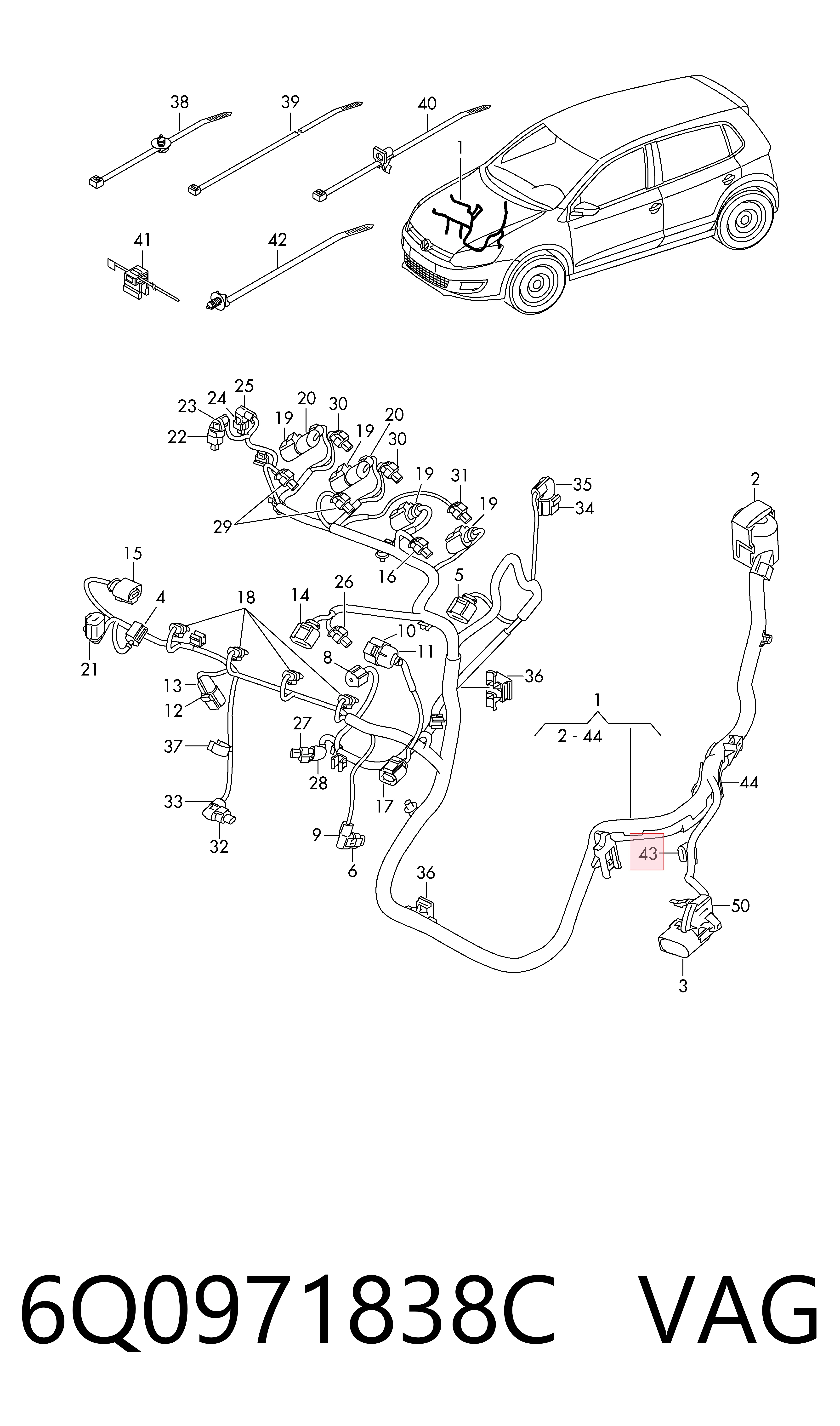 Comprar 6Q0971838C VAG 