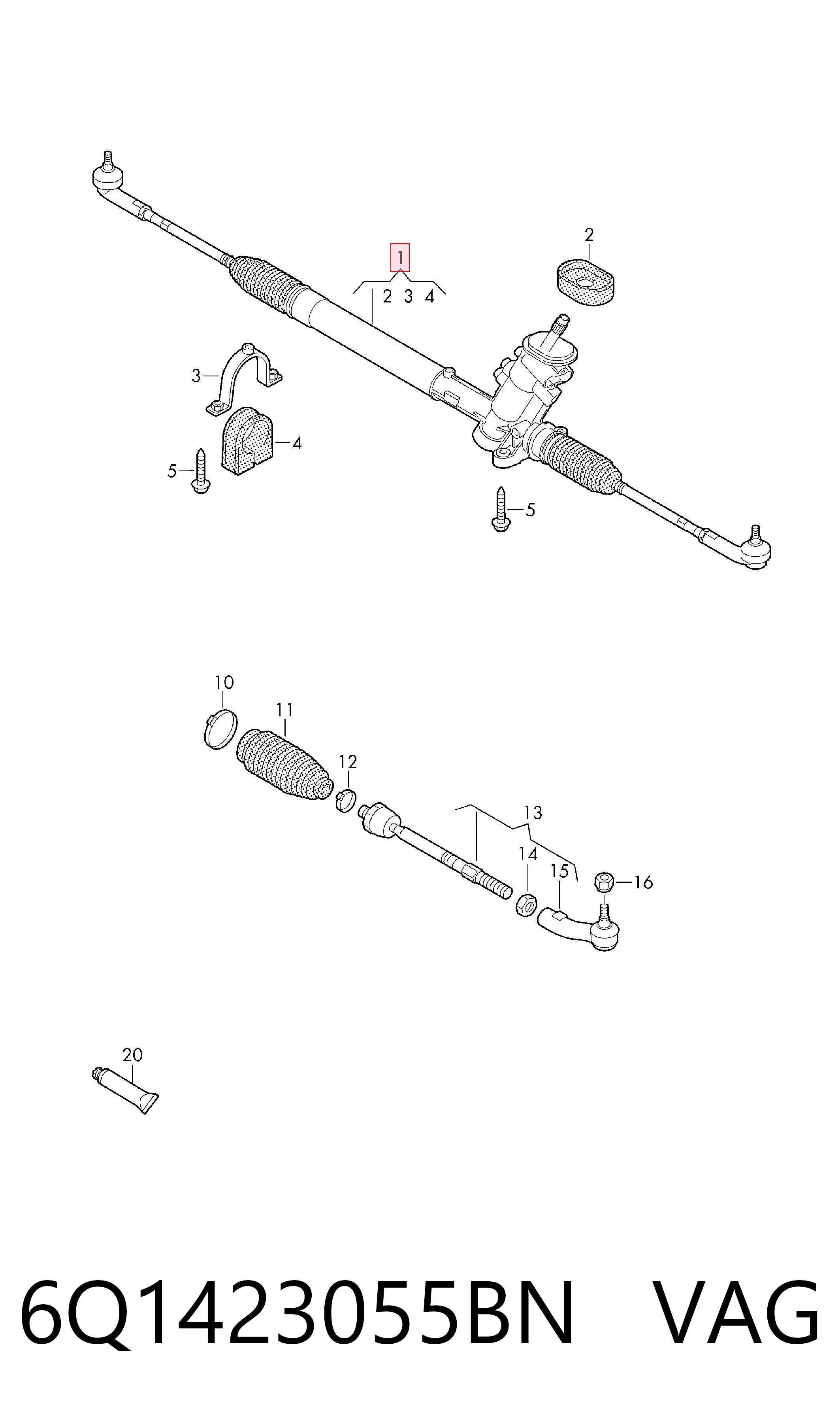 6Q1423055BN VAG