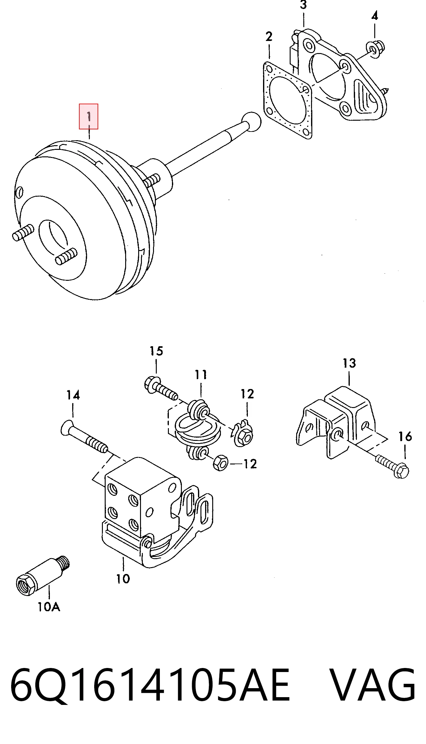 Comprar Servofreno Skoda Fabia I 6Y2
