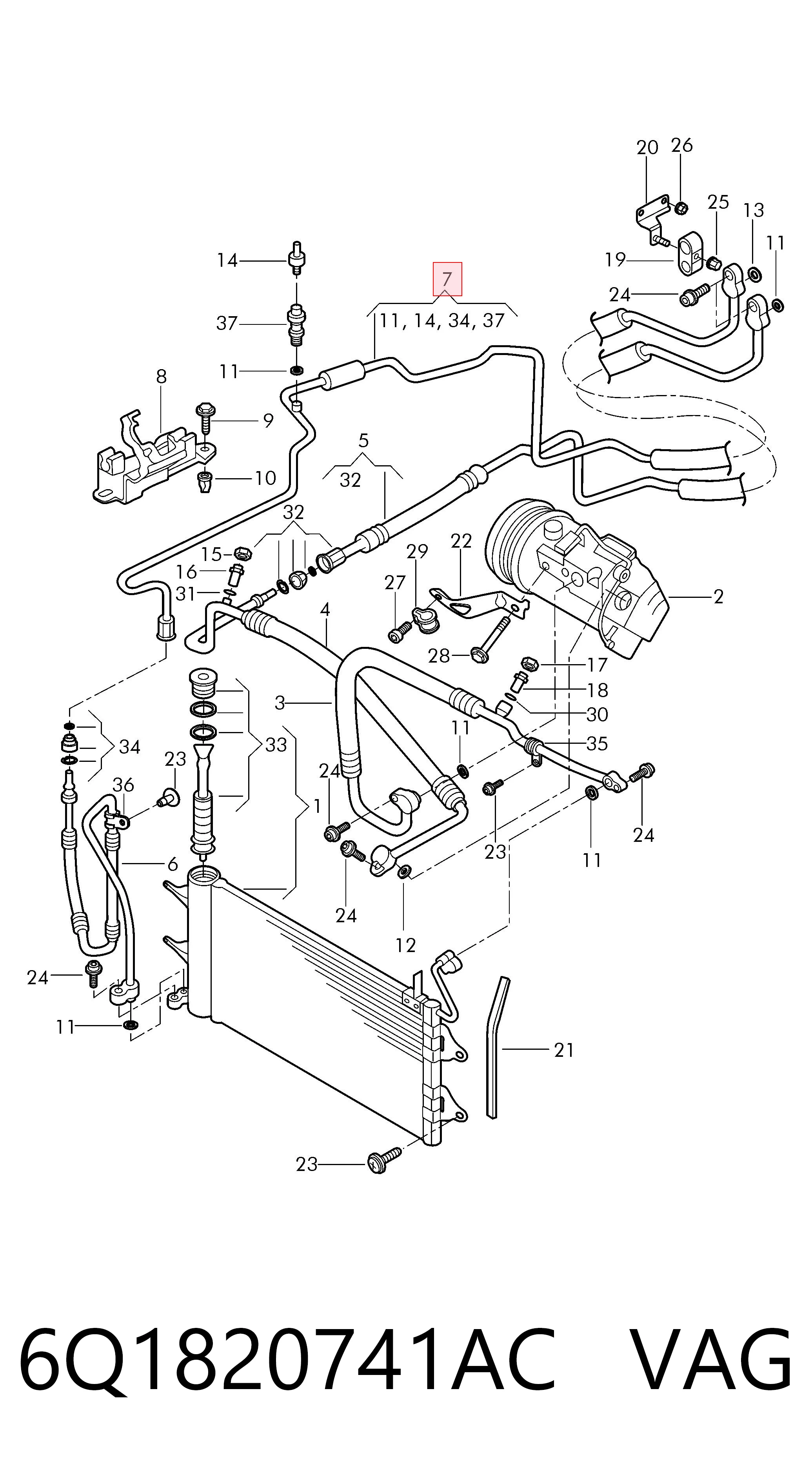 6Q1820741AC VAG