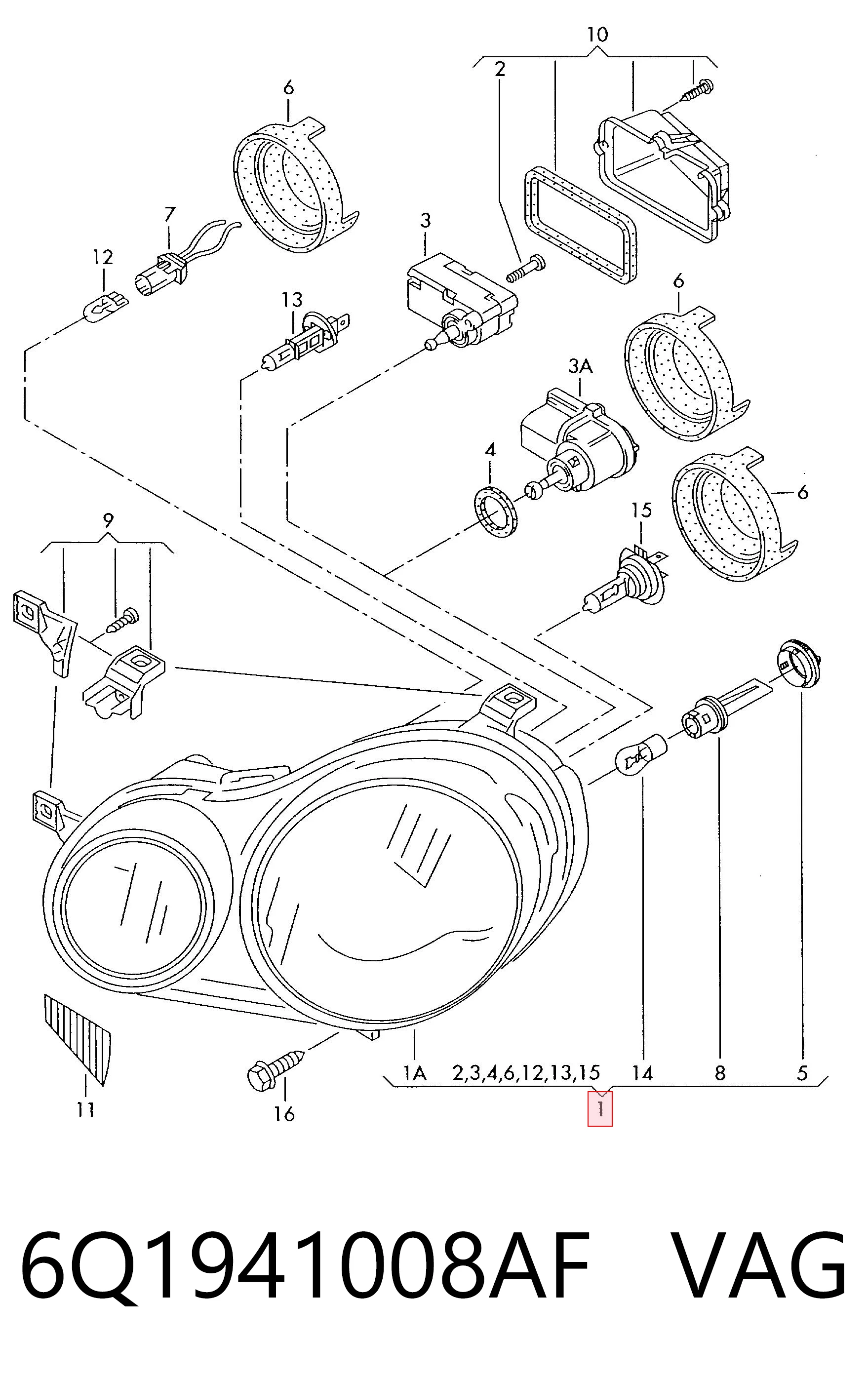6Q1941008AF VAG