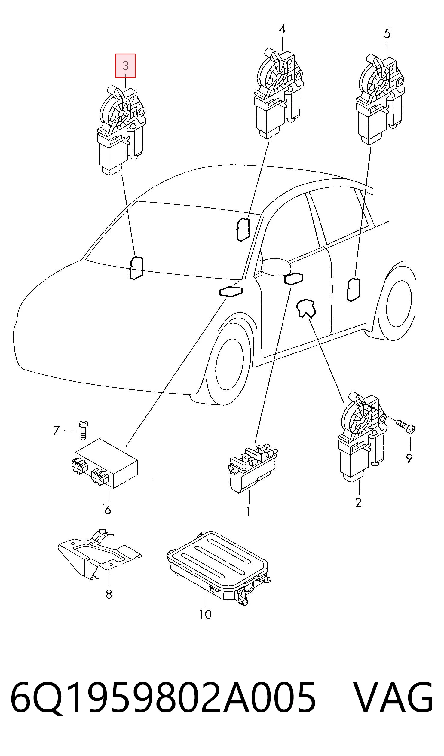 6Q1959802A005 VAG
