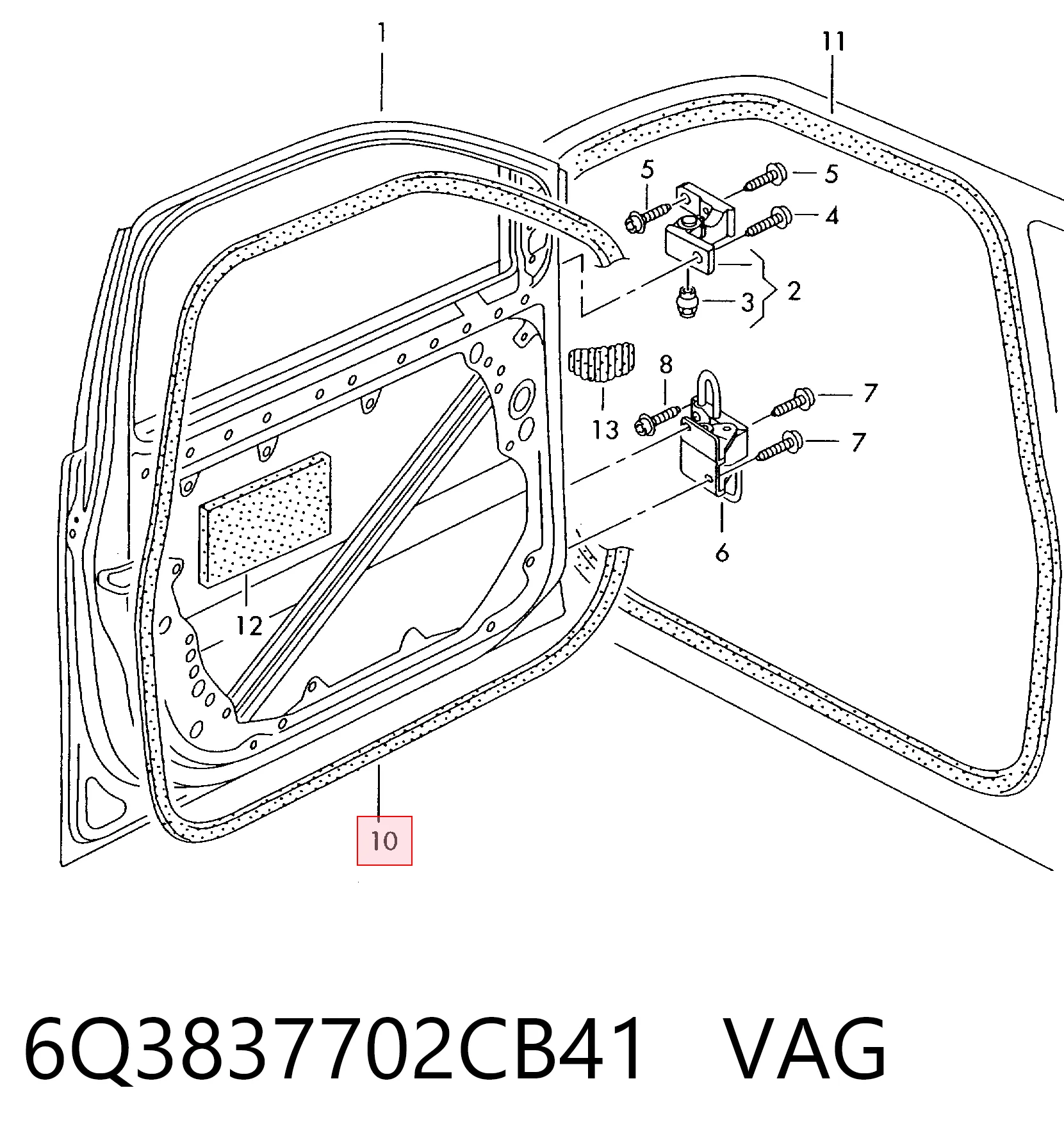 6Q3837702CB41 VAG