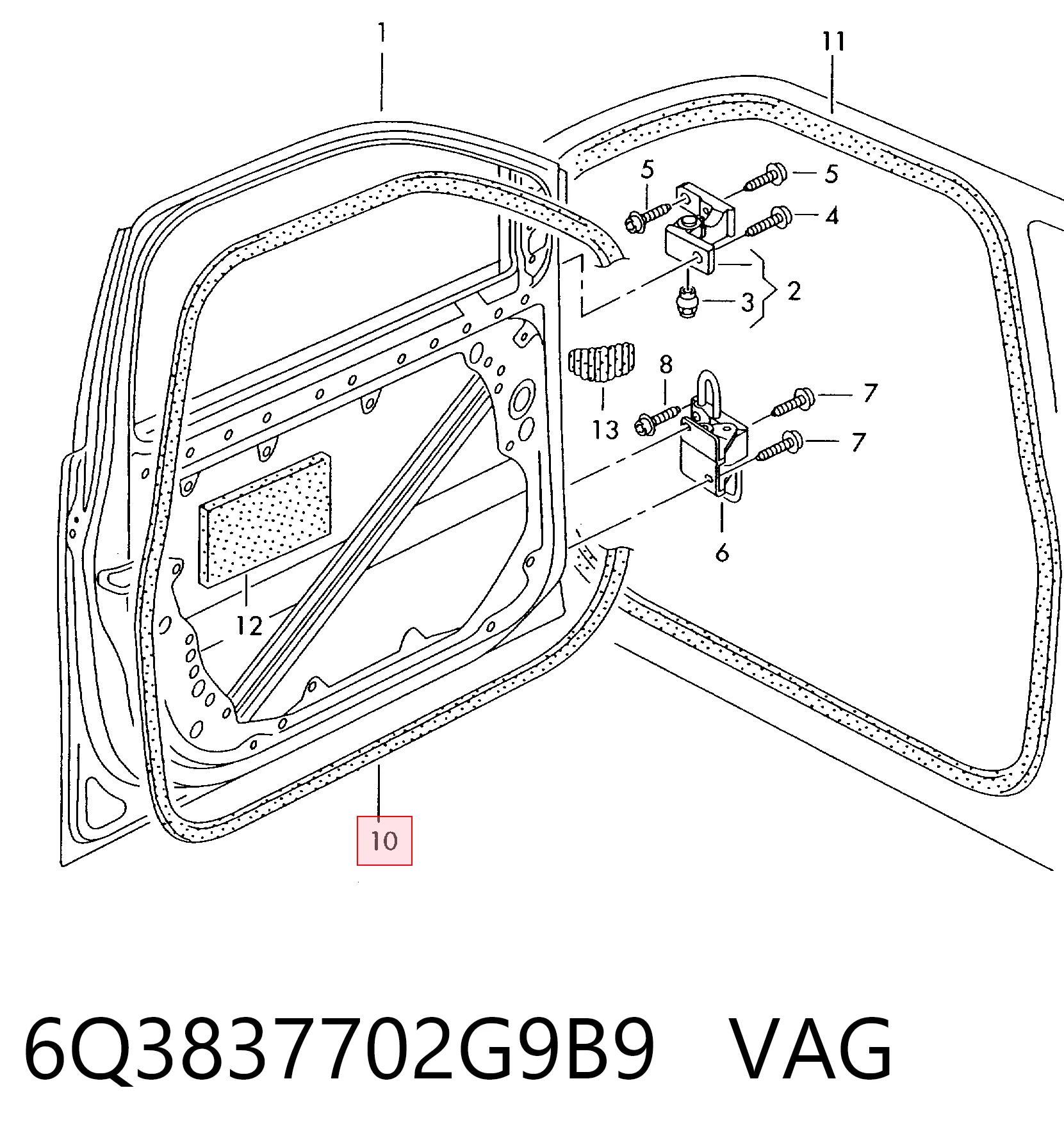 6Q3837702G9B9 VAG