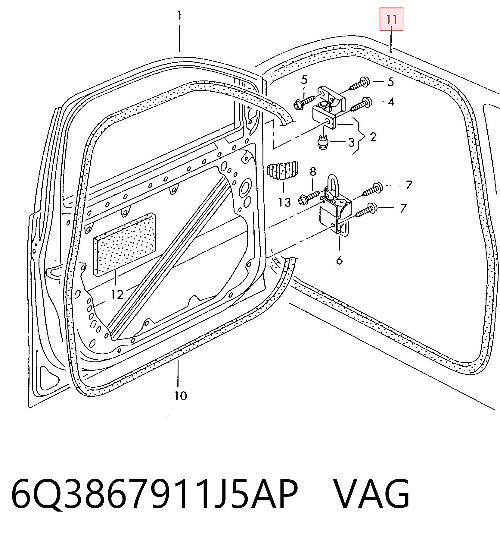 6Q3867911J5AP VAG