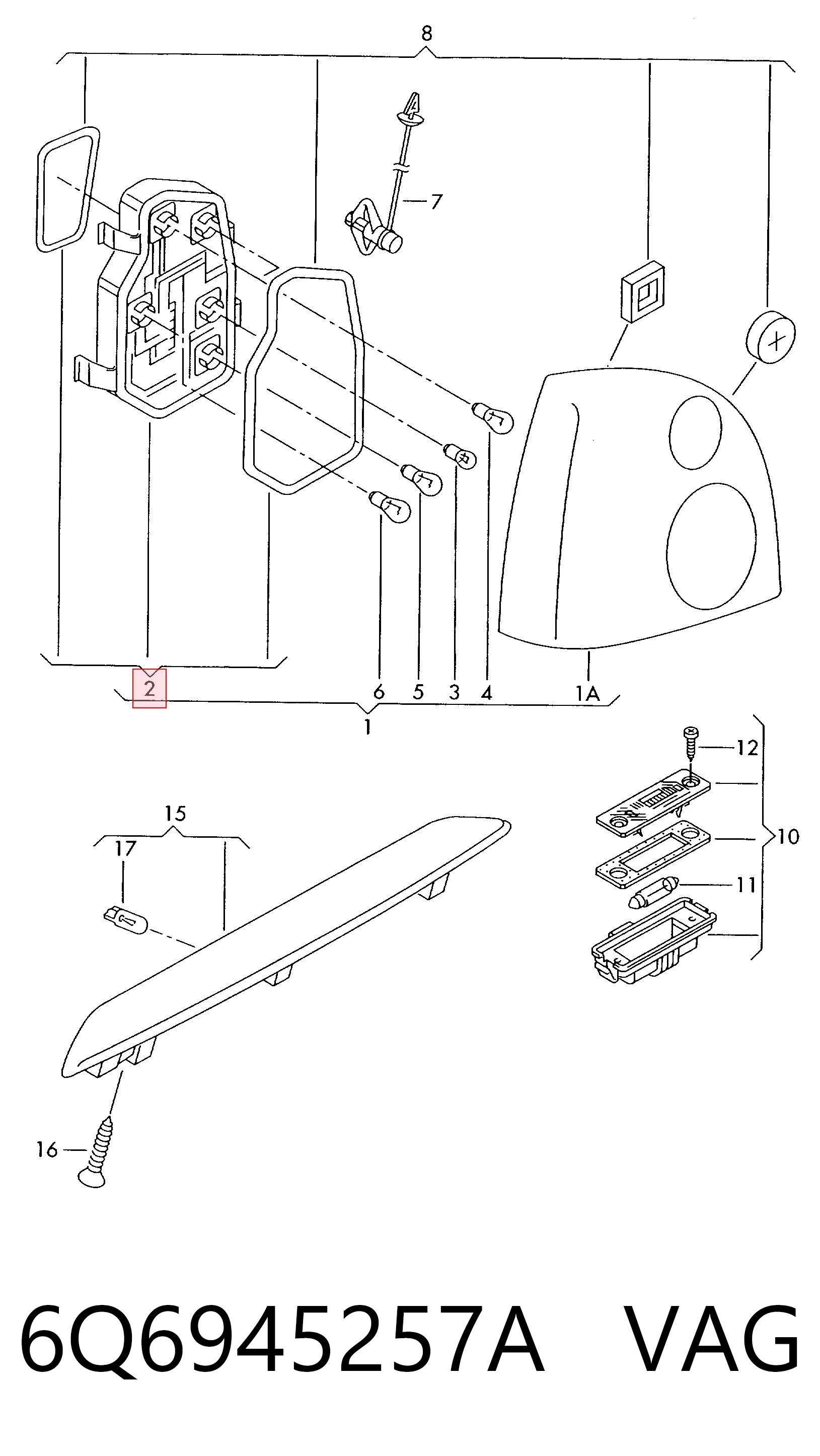6Q6945257A VAG