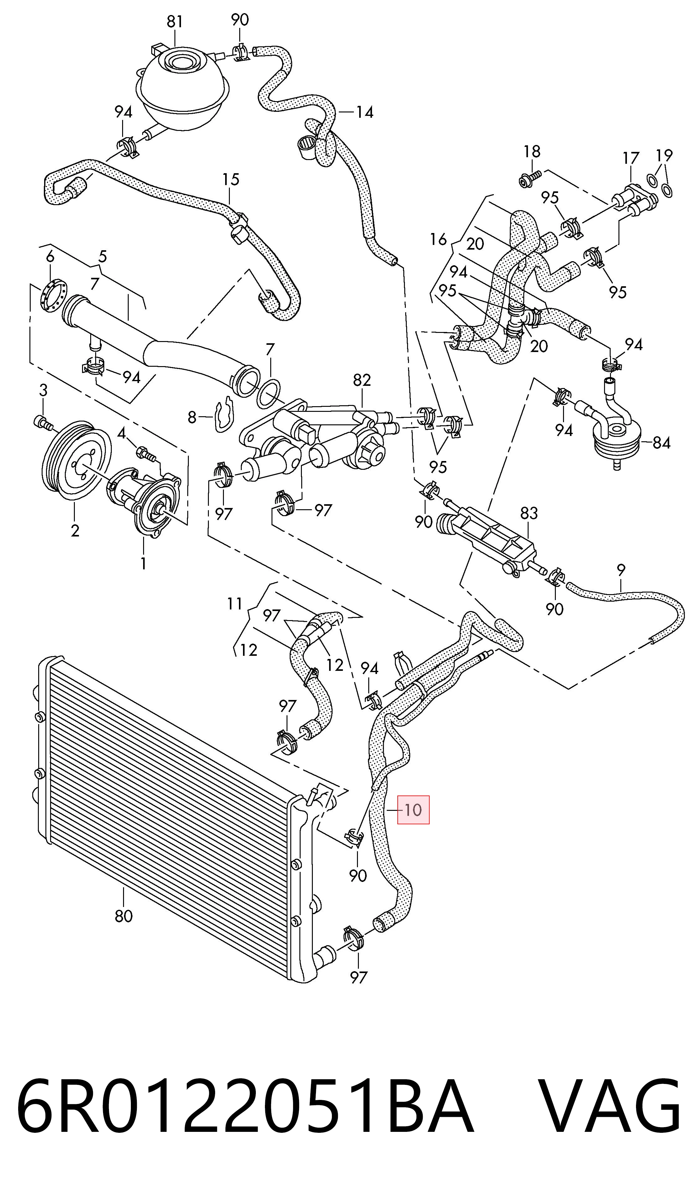 6R0122051BA VAG