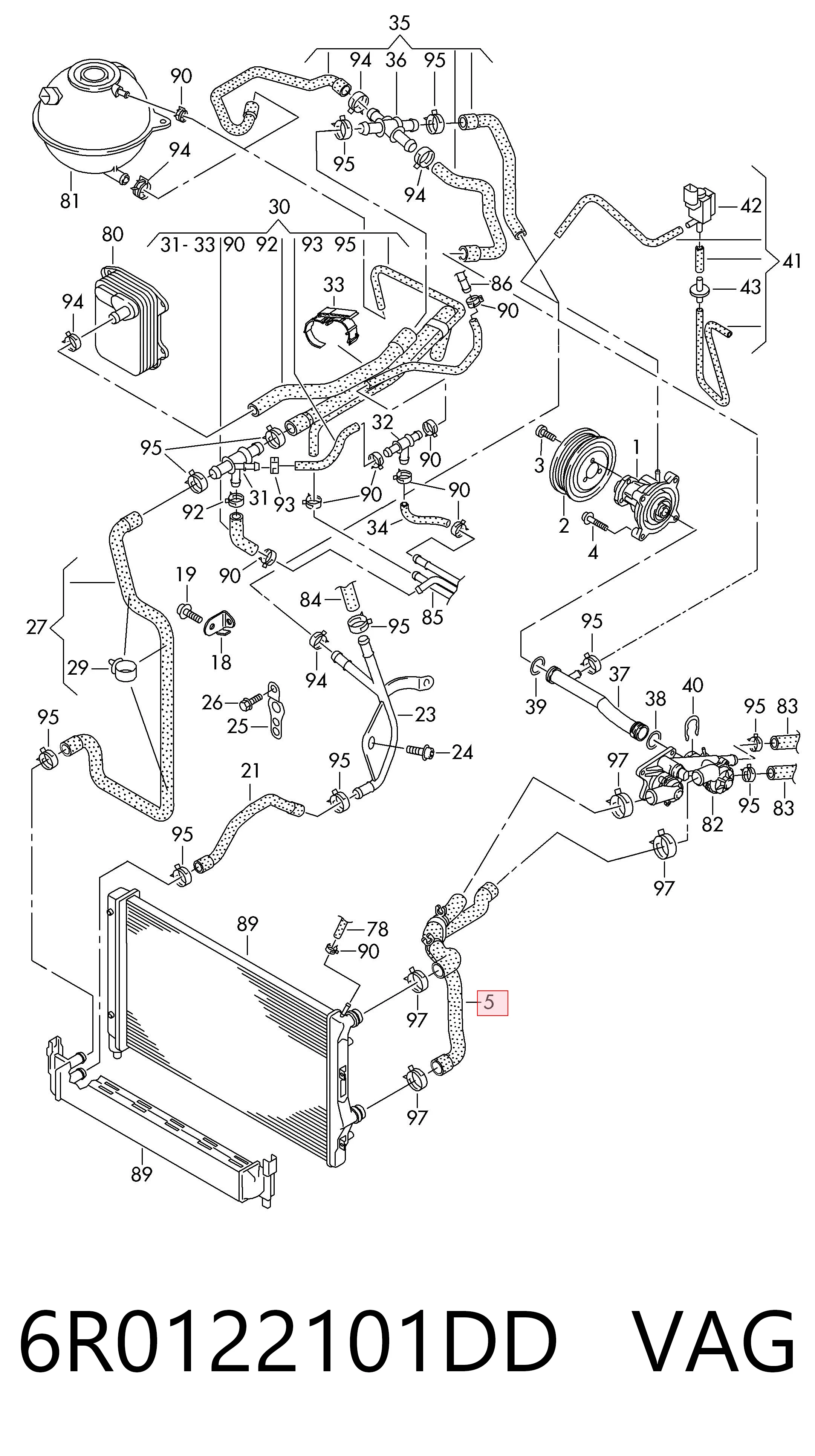 6R0122101DD VAG