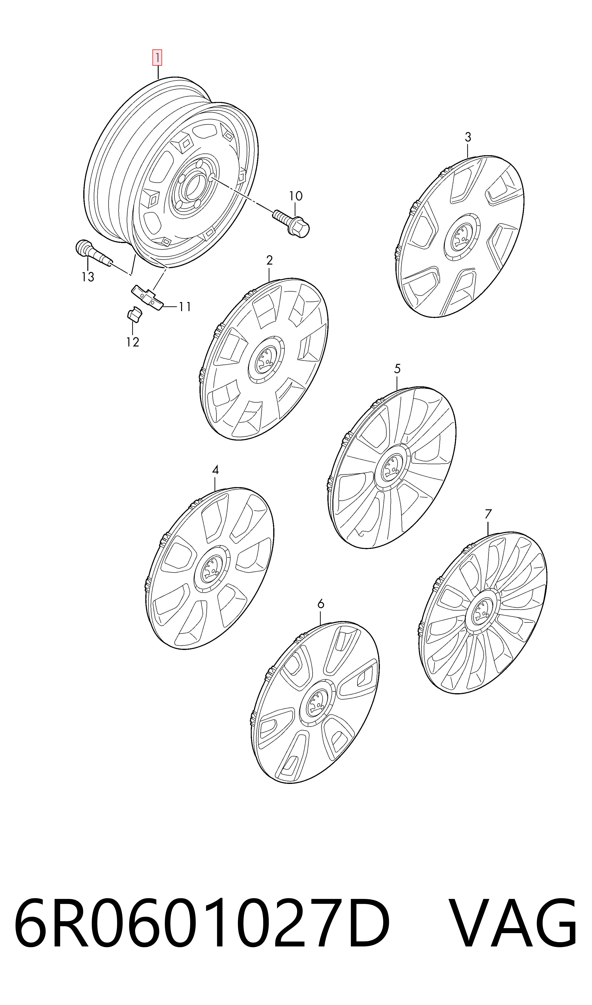 6R0601027D VAG
