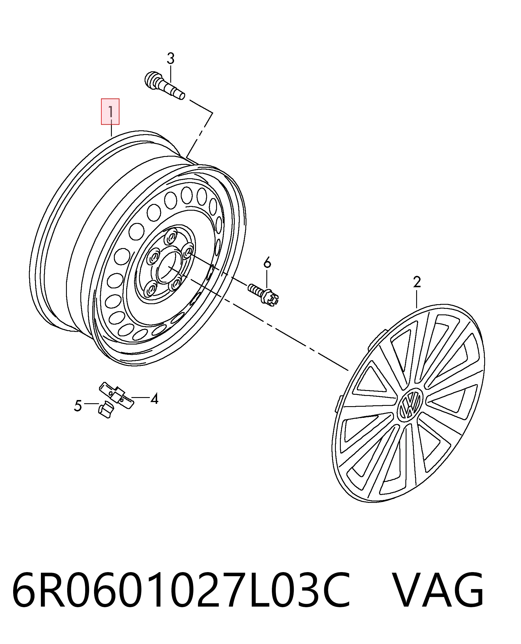 6R0601027L03C VAG