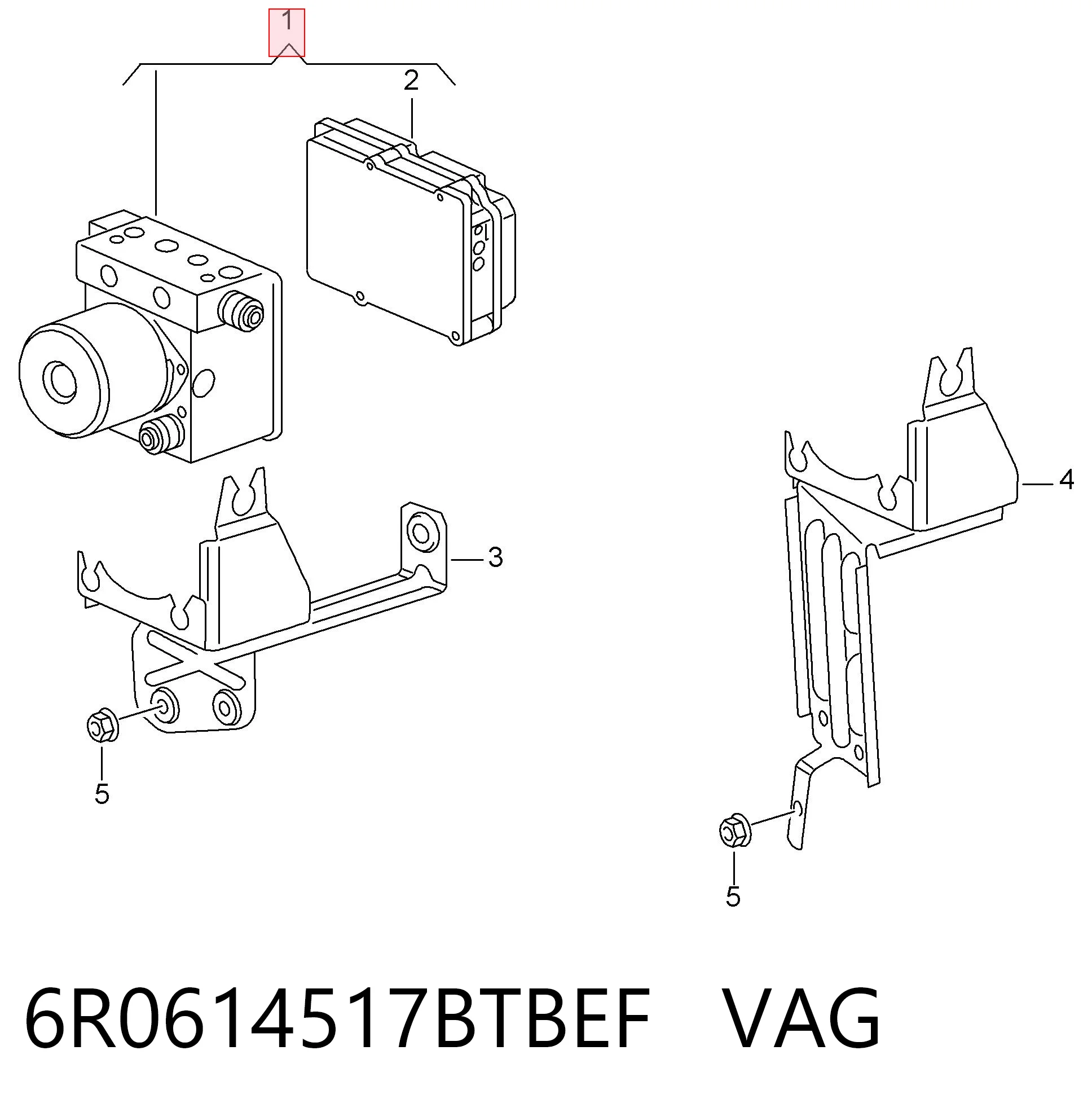 6R0614517BTBEF VAG