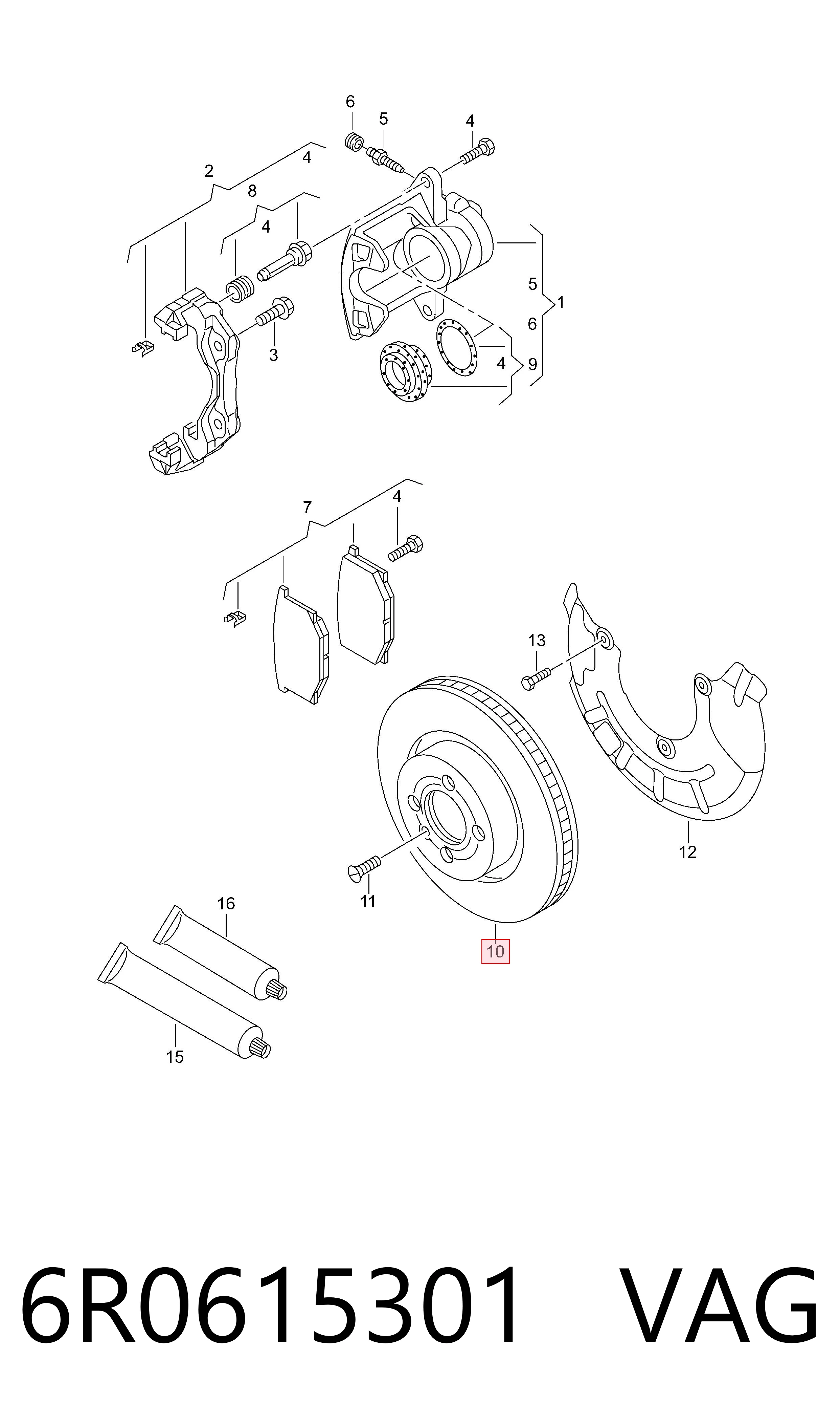 6R0615301 VAG