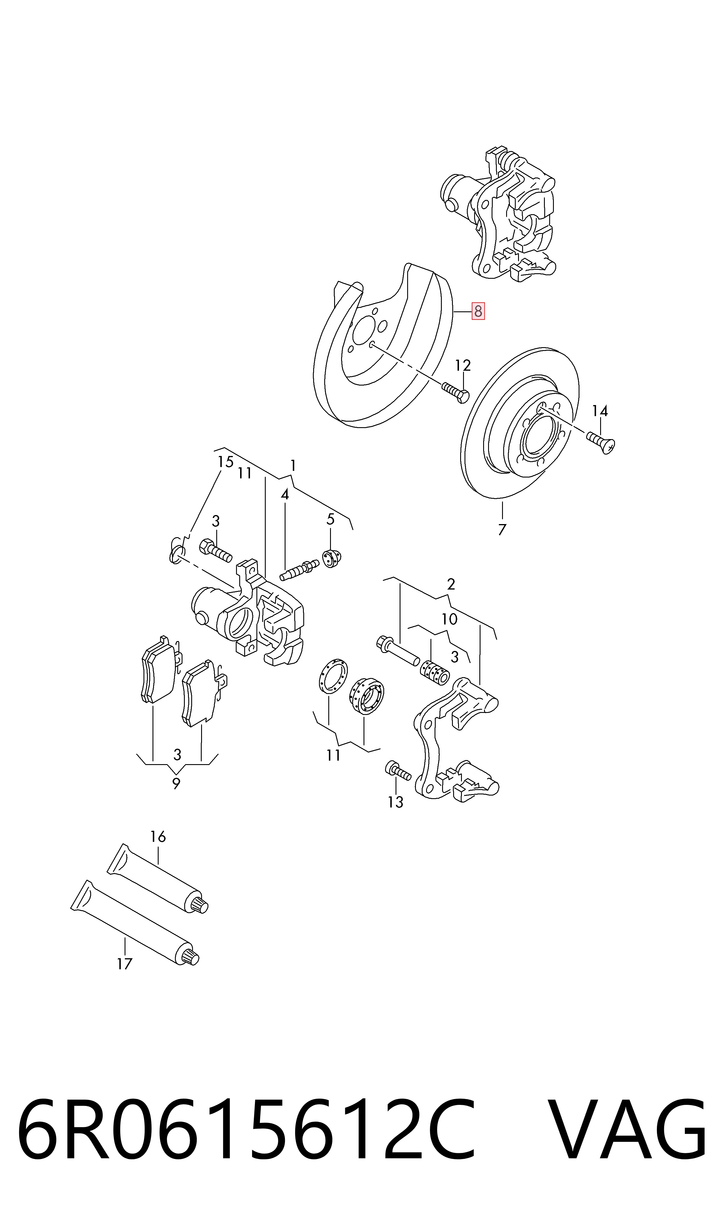 6R0615612C VAG