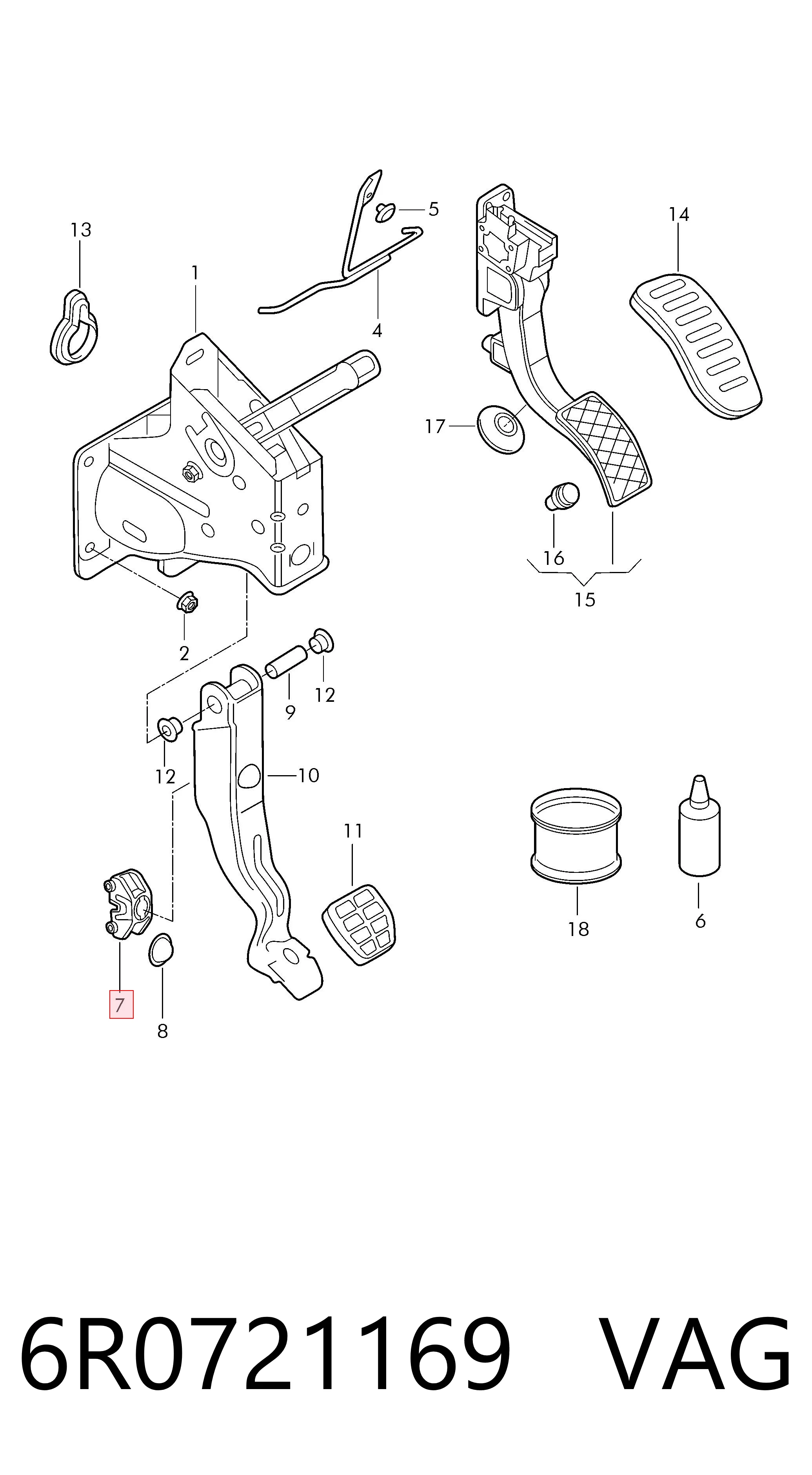 6R0721169 VAG
