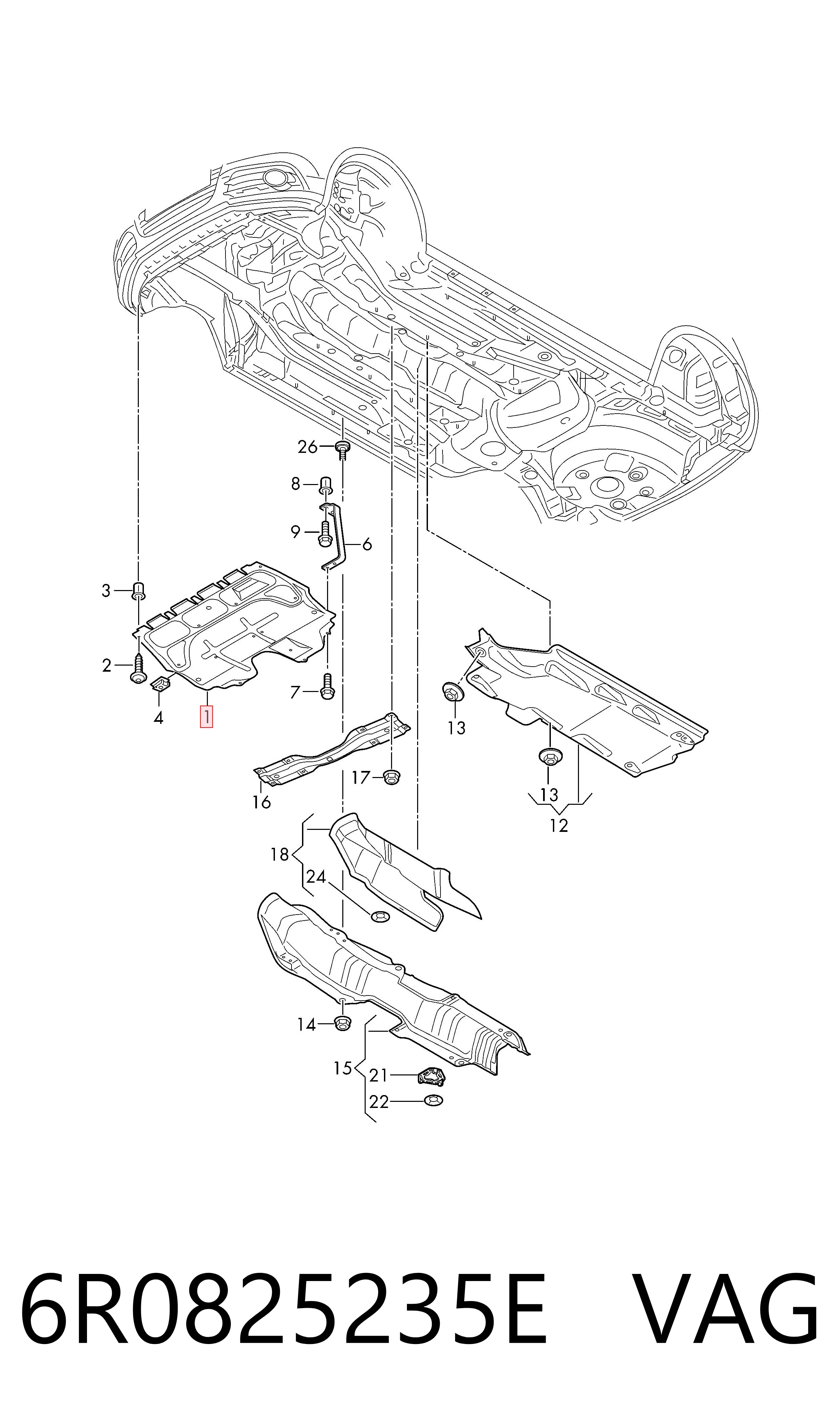 Protección motor / empotramiento 14825013 AND