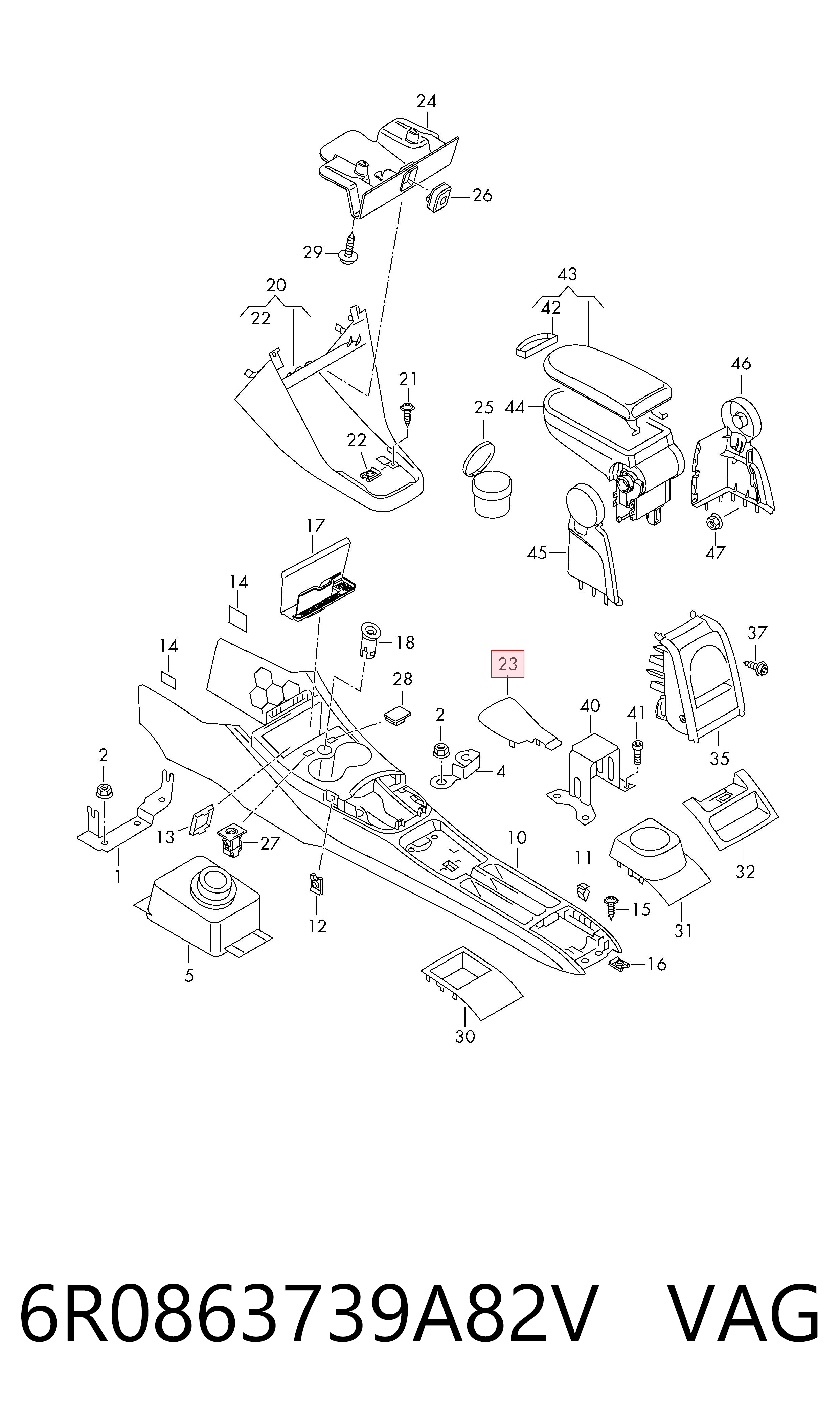  VAG 6R0863739A82V precio, desde 10,41 EUR