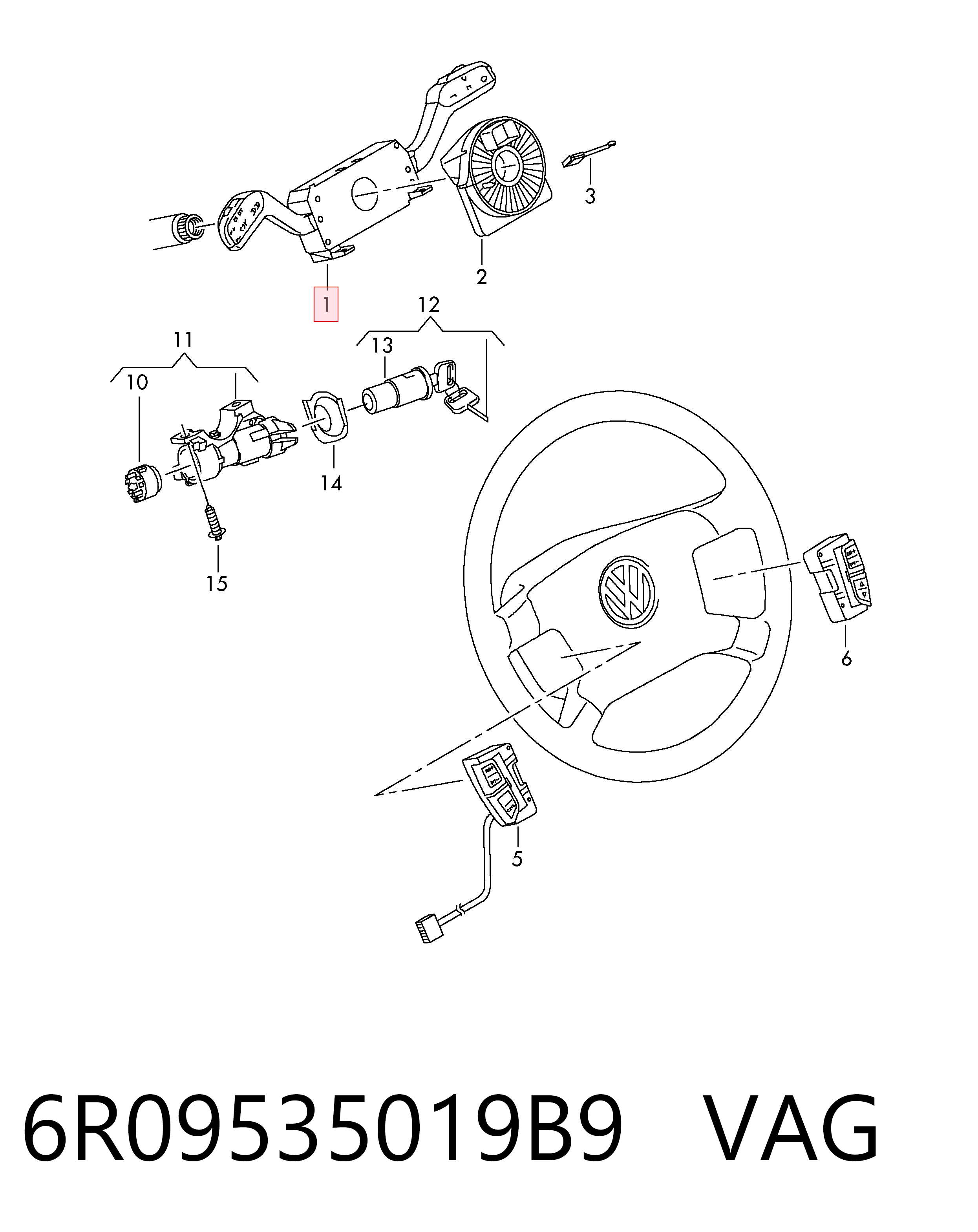 6R09535019B9 VAG