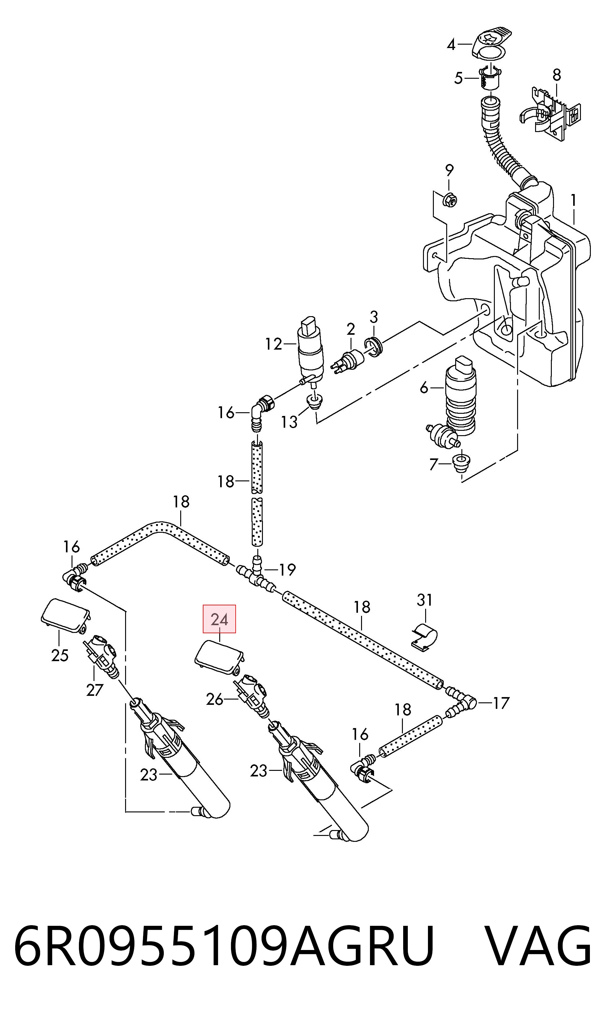 6R0955109AGRU VAG 
