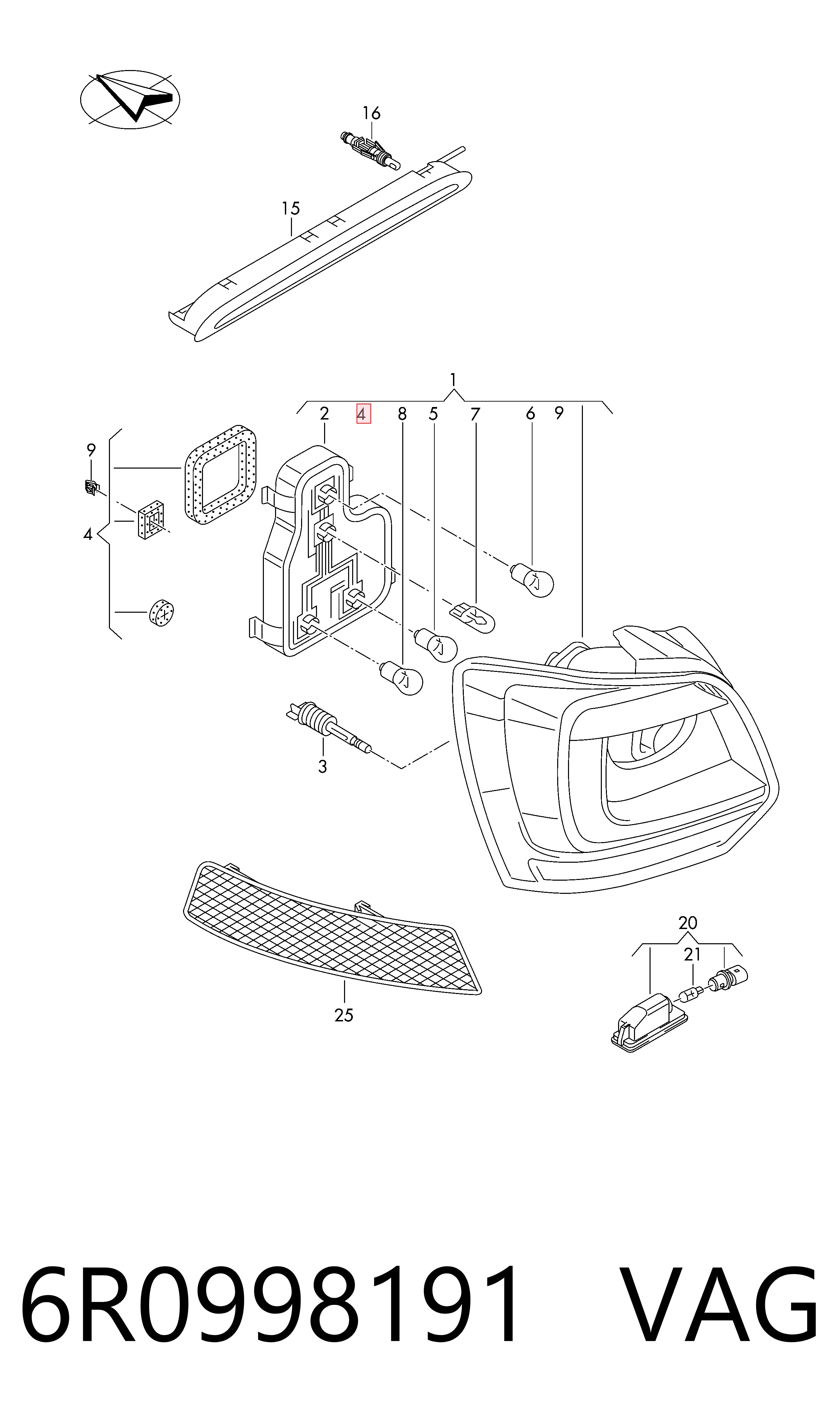  VAG 6R0998191 precio, desde 28,69 EUR