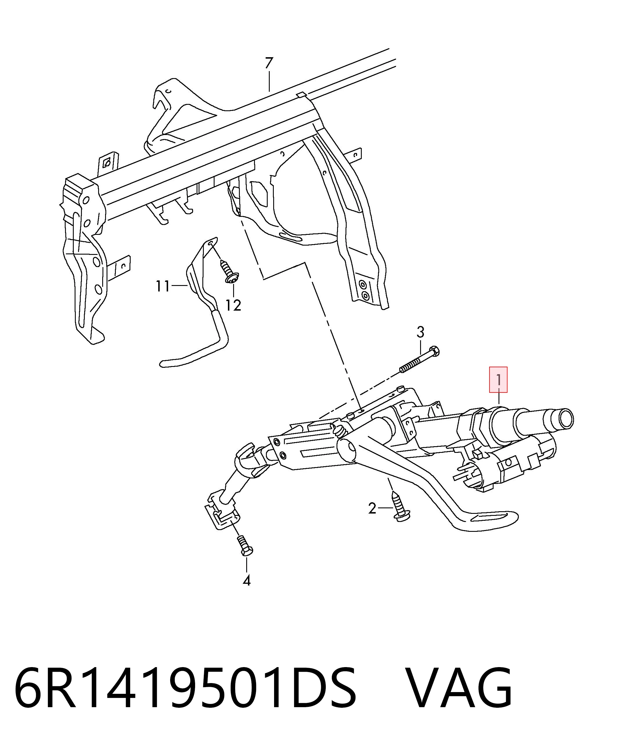 Comprar Columna de dirección Seat Ibiza IV 6J5, 6P1 a bajo precio